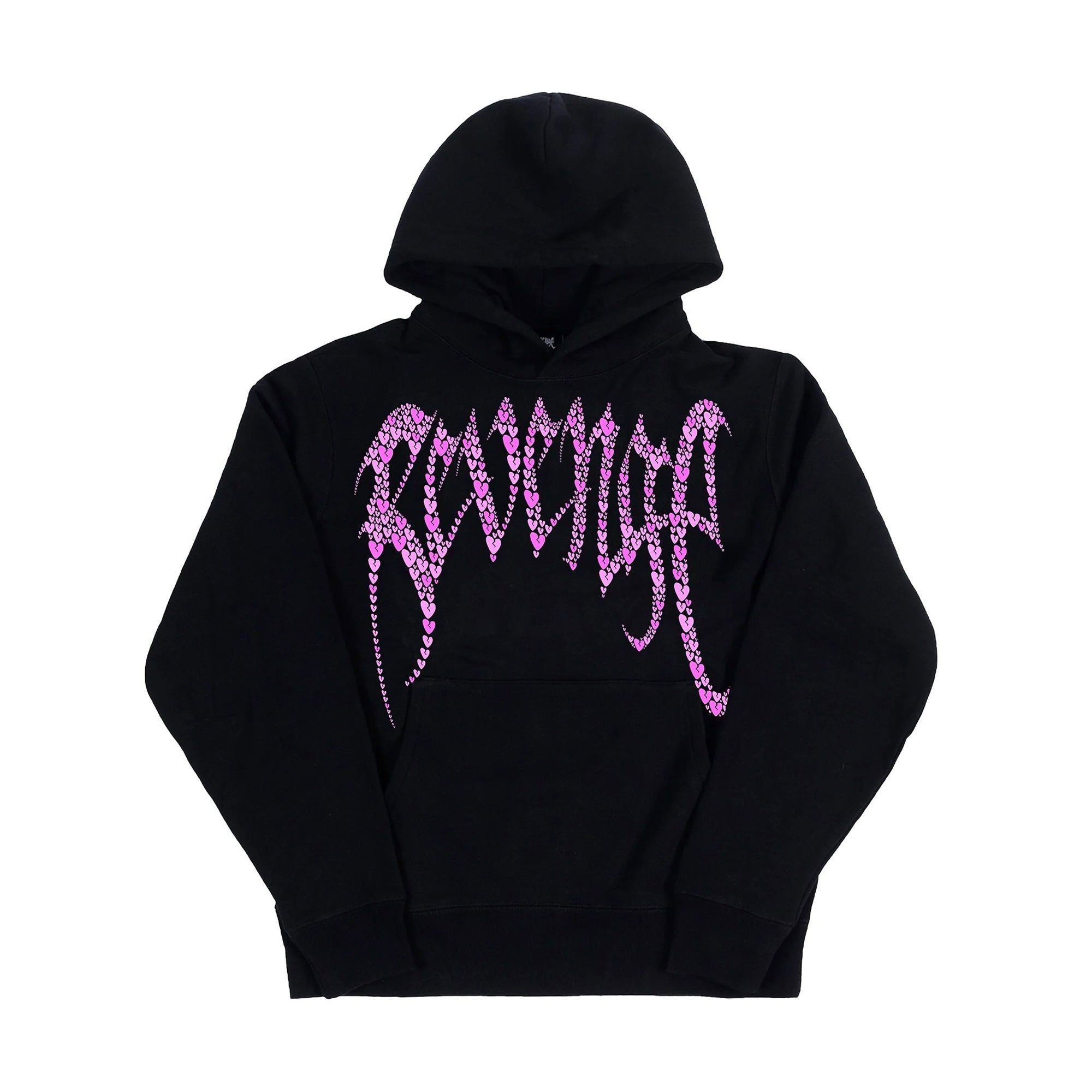 Revenge Valentines Broken Hearts Hoodie Black-PLUS
