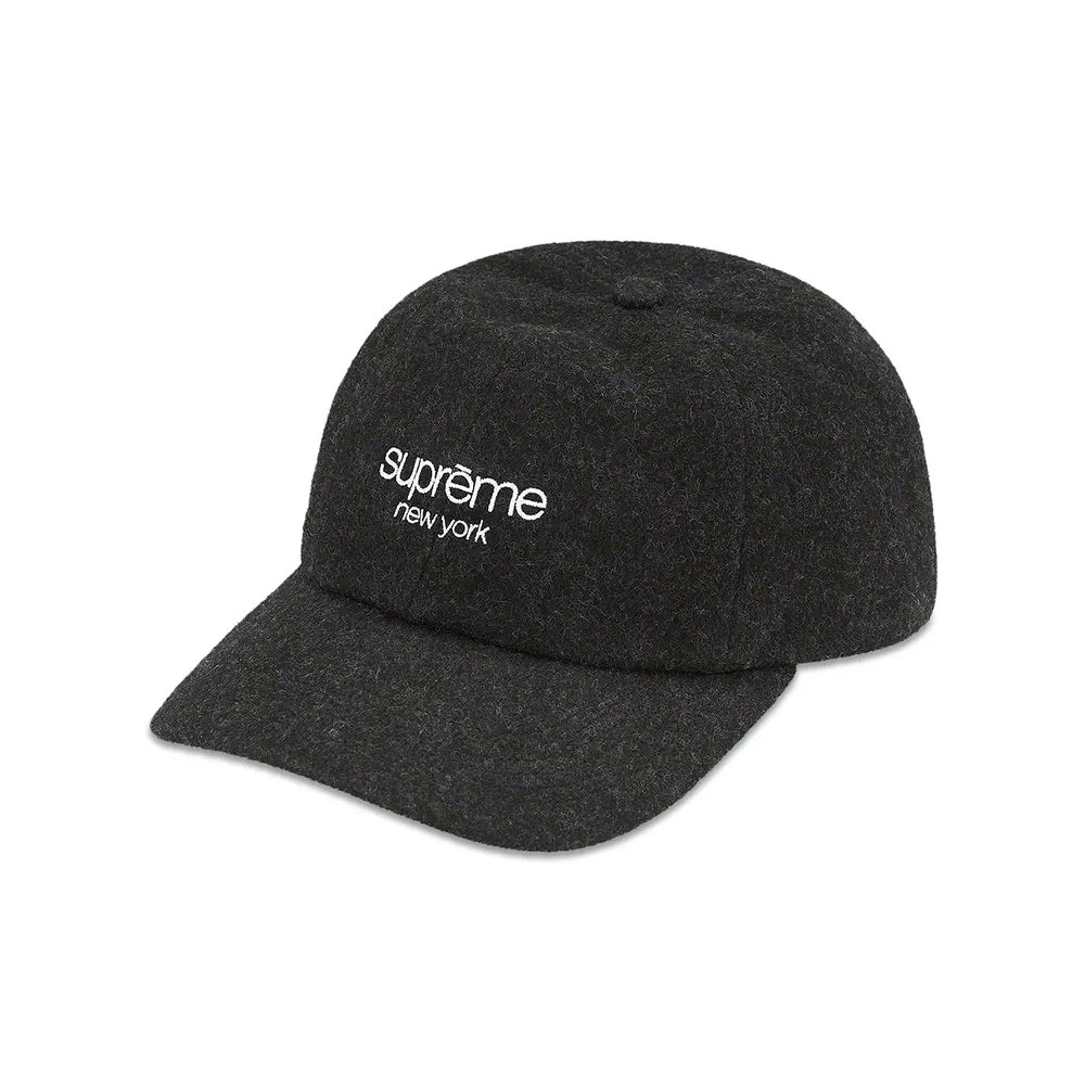 Supreme Waxed Wool 6-Panel Black-PLUS