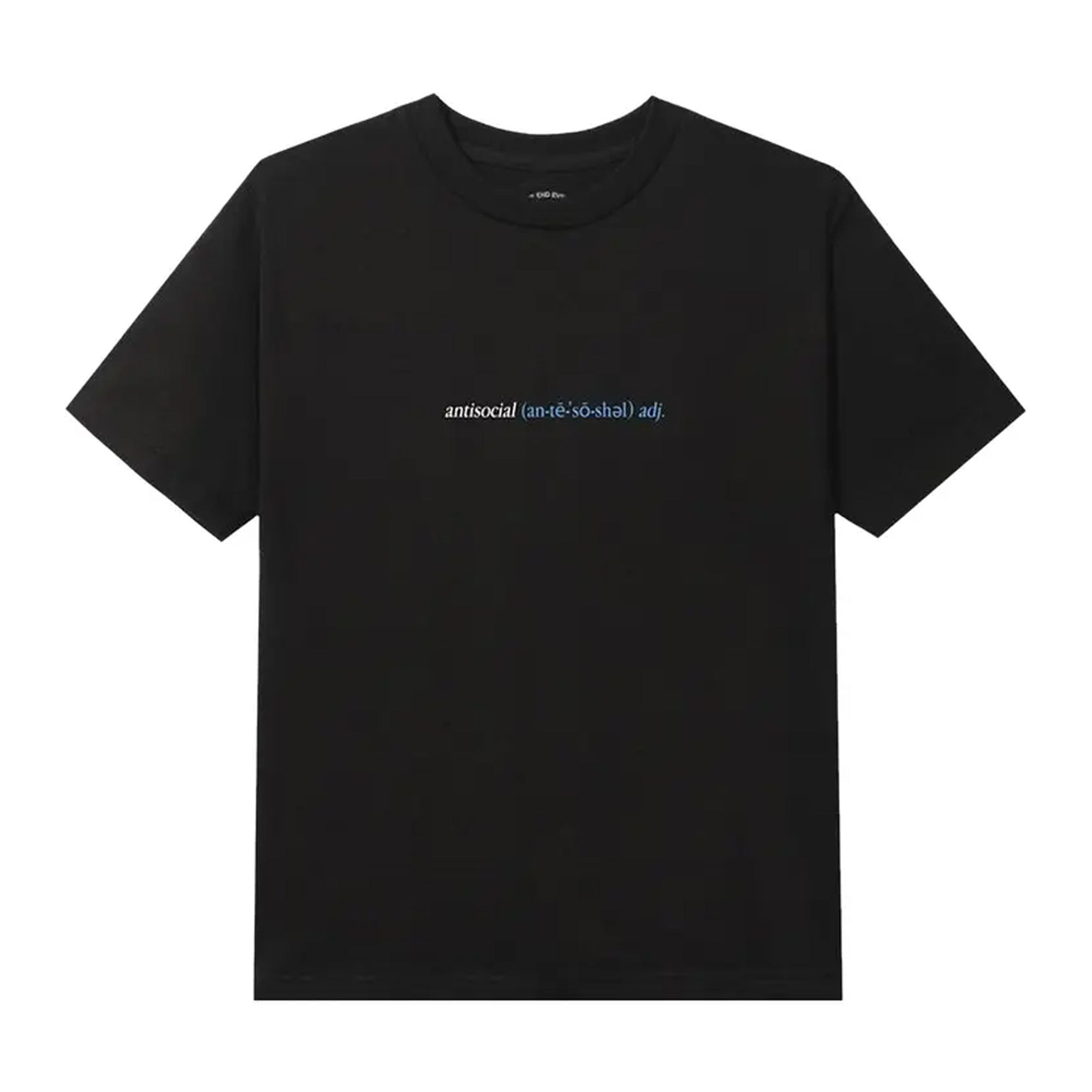 Anti Social Social Club Enrolled Tee Black-PLUS