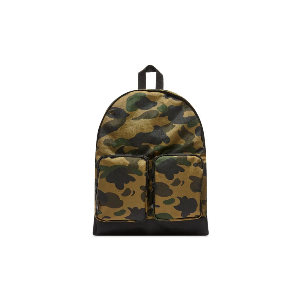 Bape 1st Camo Day Backpack Green-PLUS