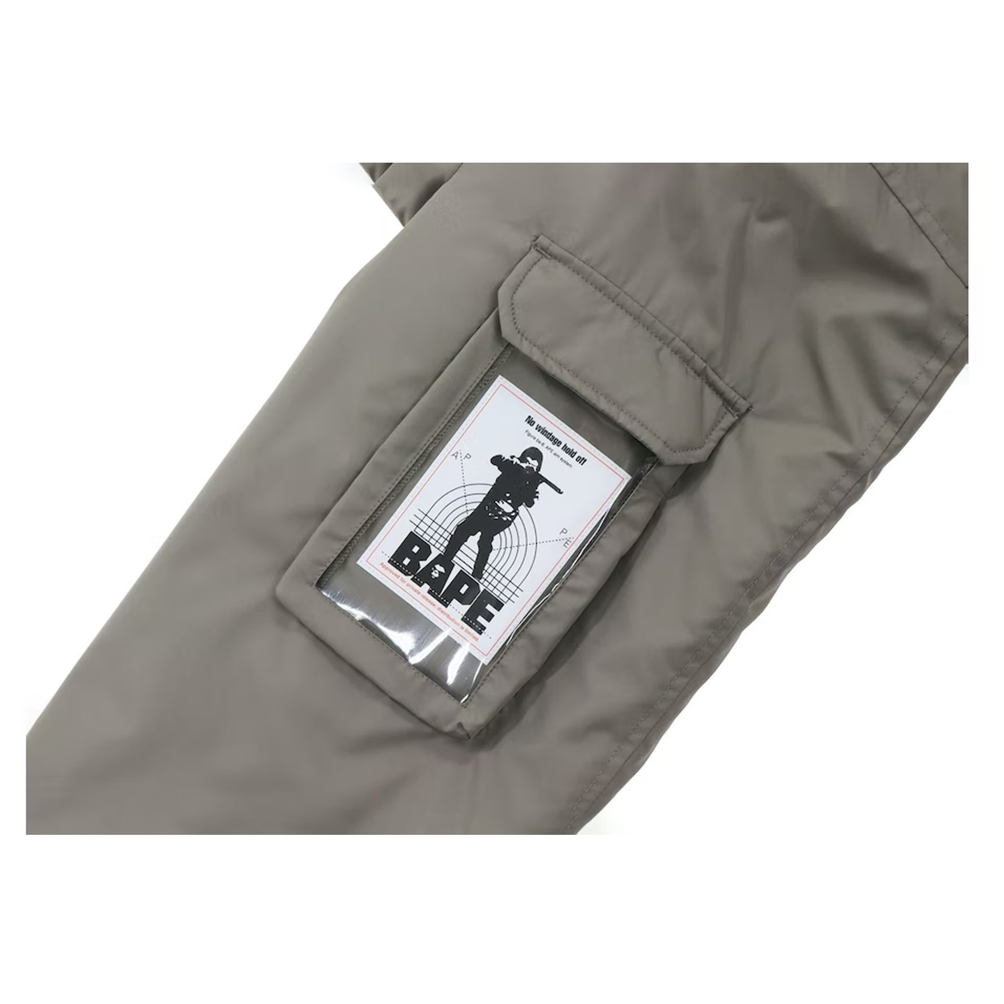Bape Multi Pocket Shark Hoodie Jacket Gray-PLUS