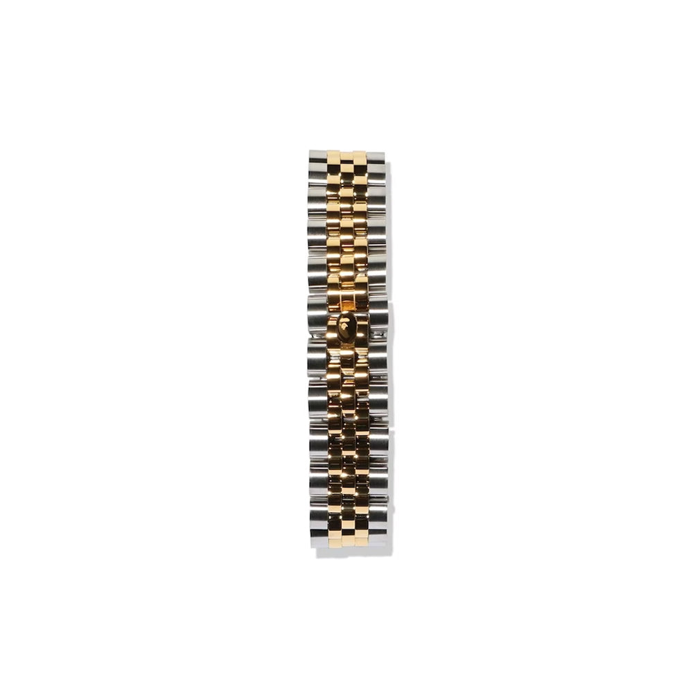 Bape Two-Tone Jubilee Bracelet Gold/Silver-PLUS