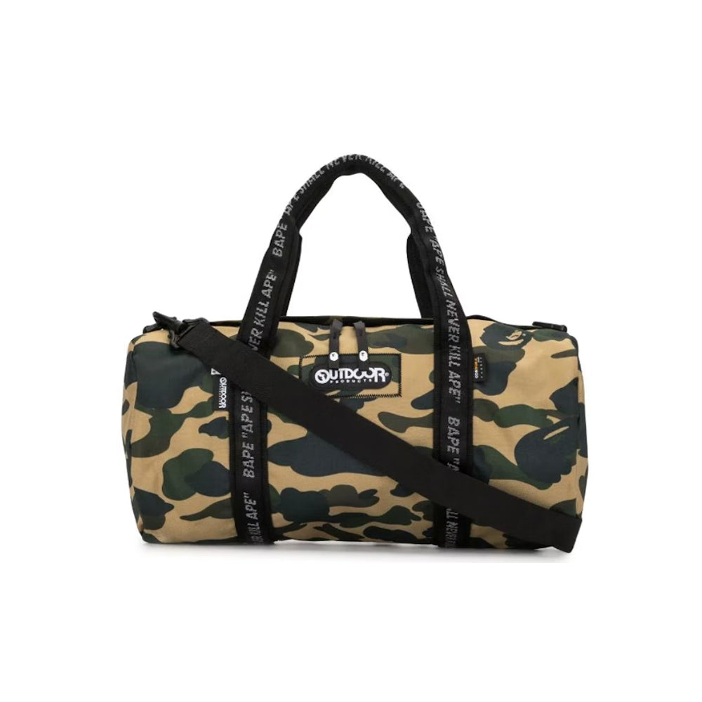 Bape x Outdoor Products 1st Camo Duffel Bag Yellow-PLUS