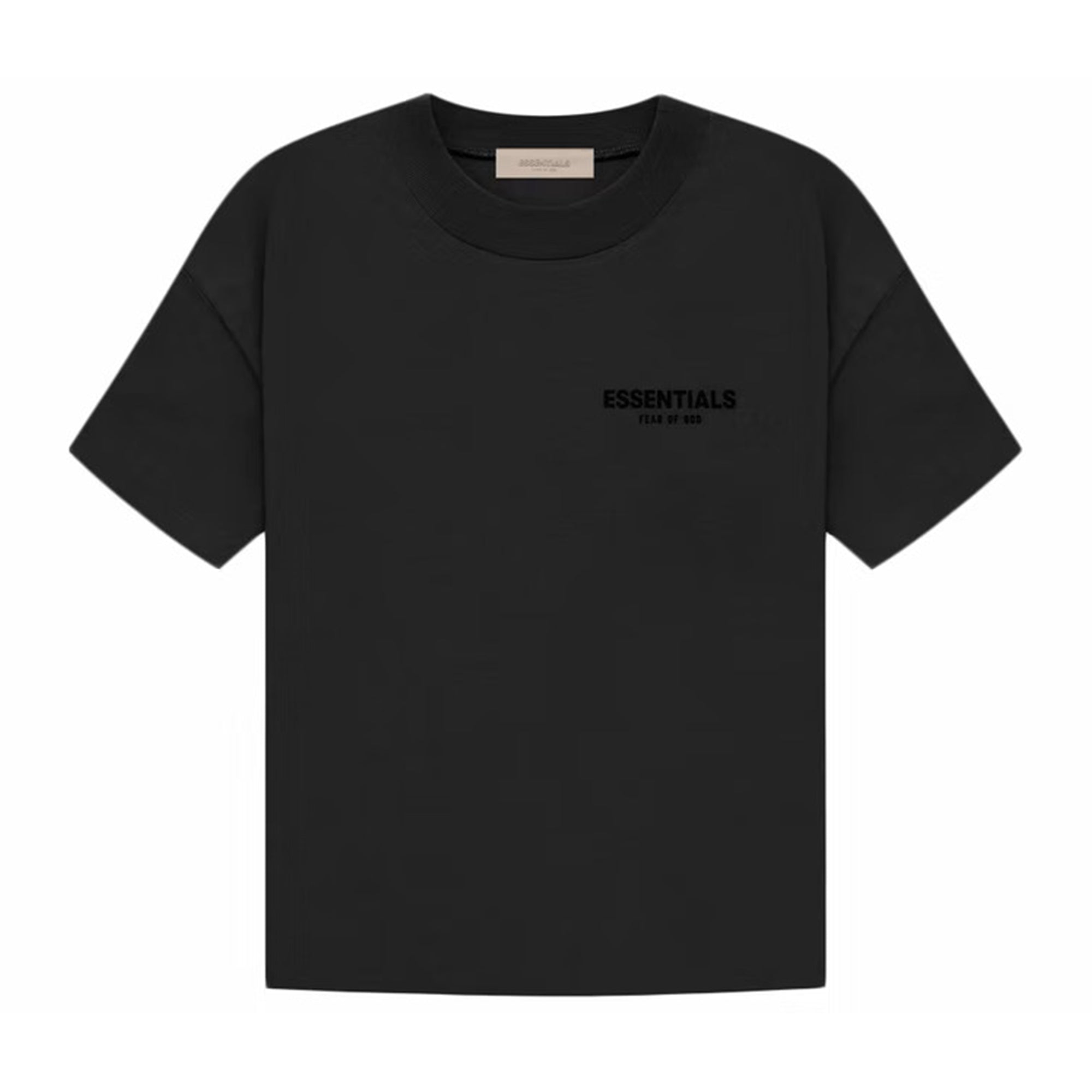 FOG Essentials T-Shirt Stretch Limo Black (SS22)-PLUS