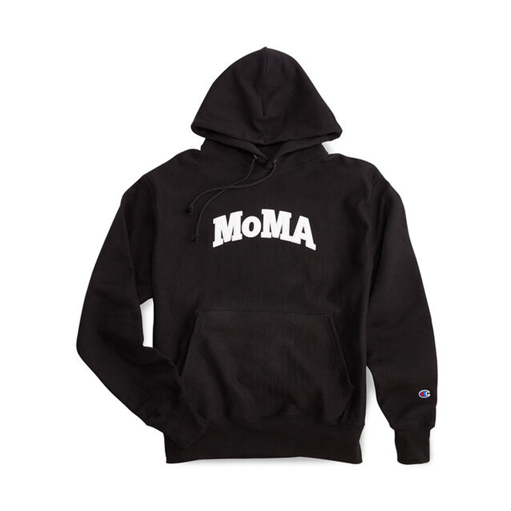 MoMA x Champion Exclusive Hoodie Black-PLUS