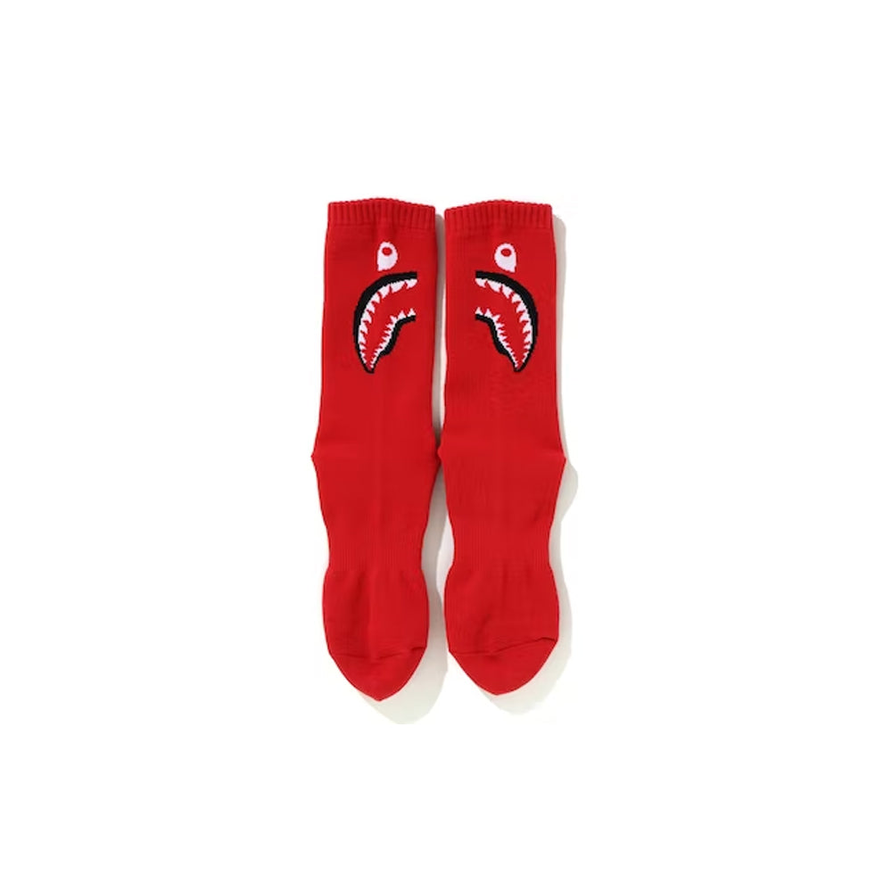Bape WGM Shark Socks Red-PLUS