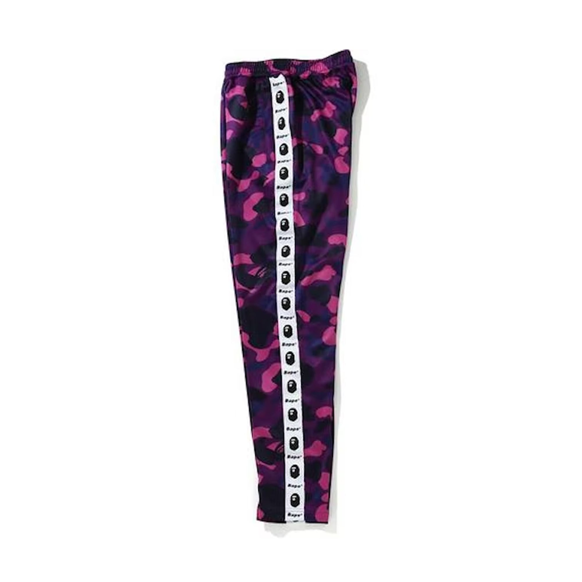 Bape Color Camo Tape Jersey Pants Purple-PLUS