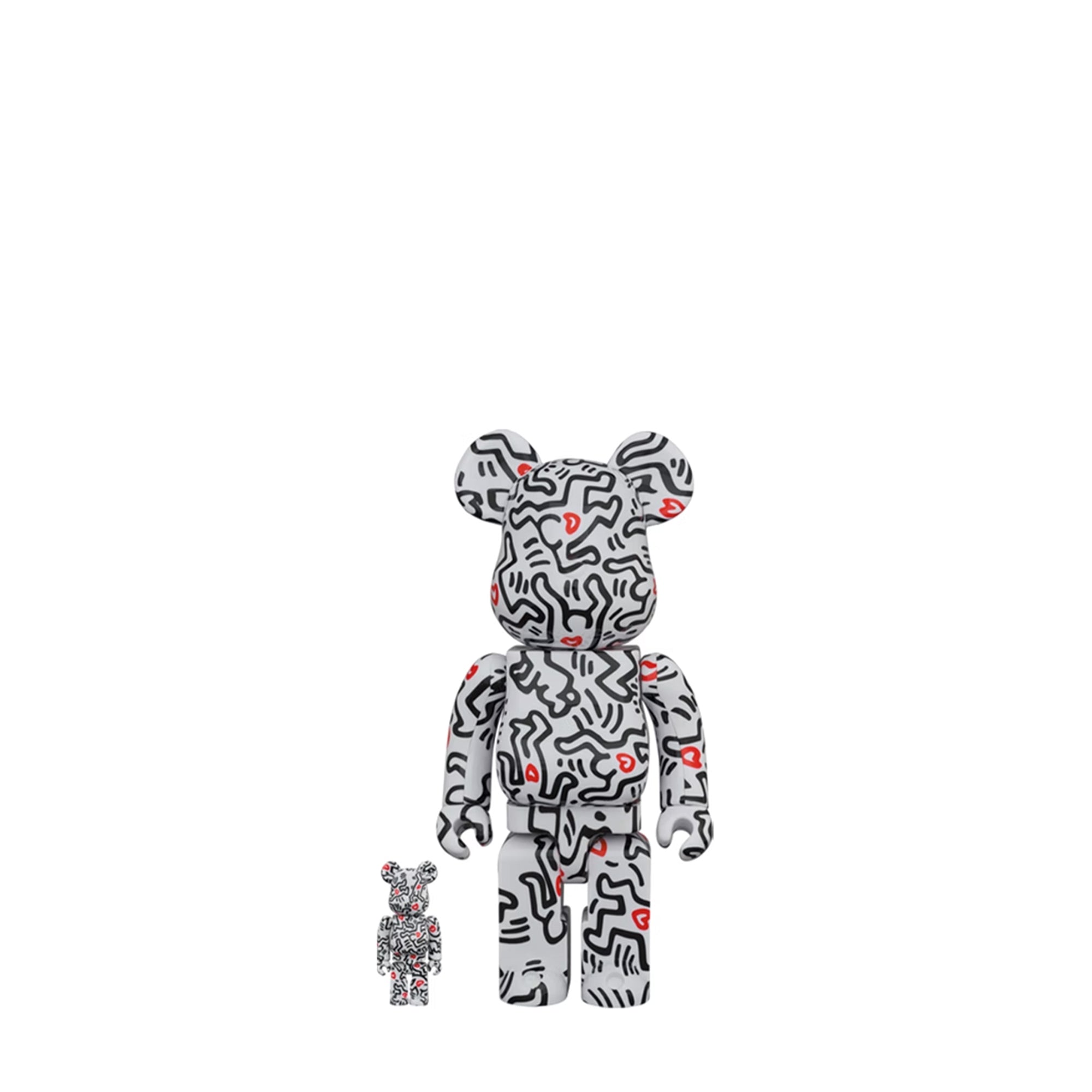Bearbrick Keith Haring #8 100% & 400% Set-PLUS