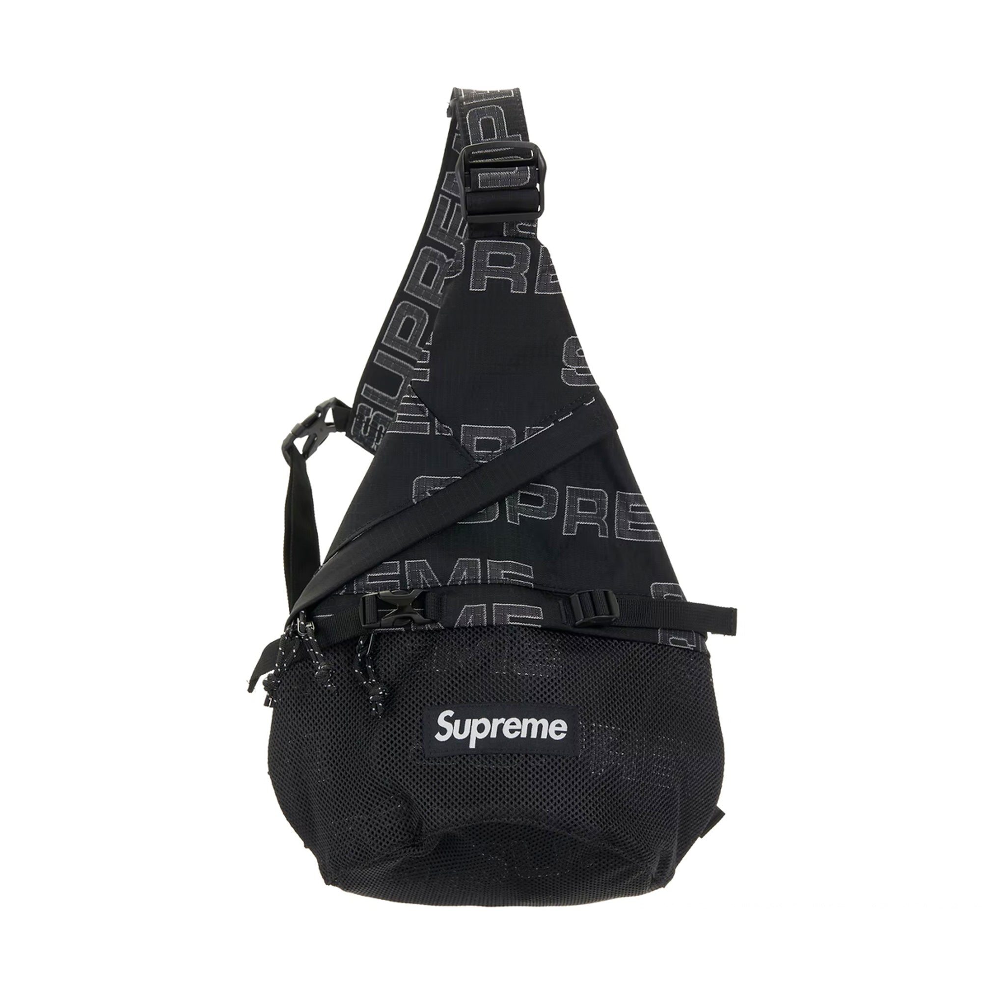 Supreme Sling Bag Bag (FW21) Black-PLUS