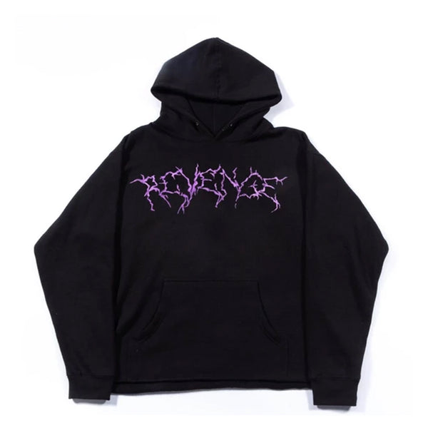 Revenge Gallery x Ski Mask Smoke Hoodie Black | PLUS