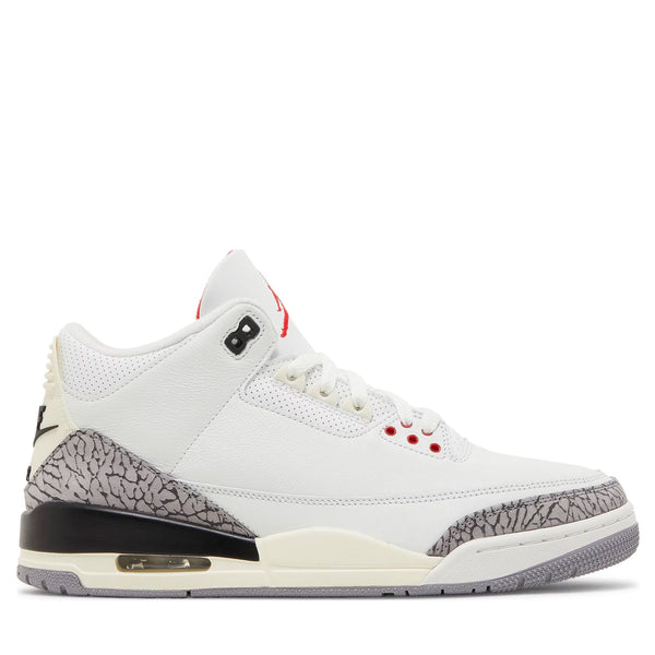 Jordan 3 clearance all white