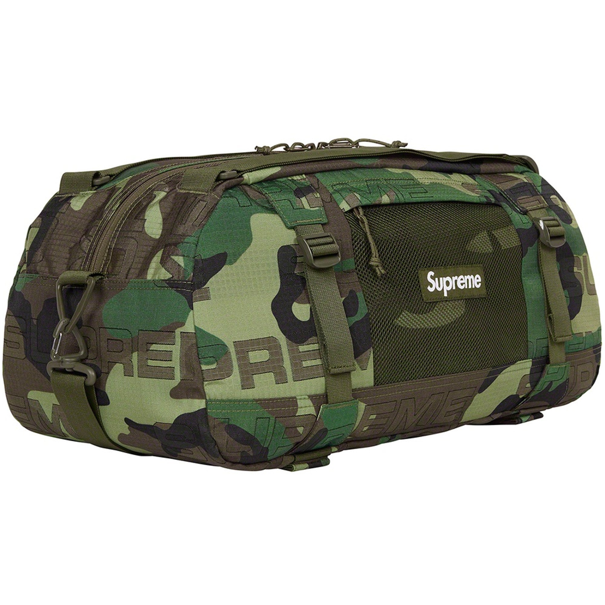 Supreme Duffle Bag (FW21) Woodland Camo-PLUS