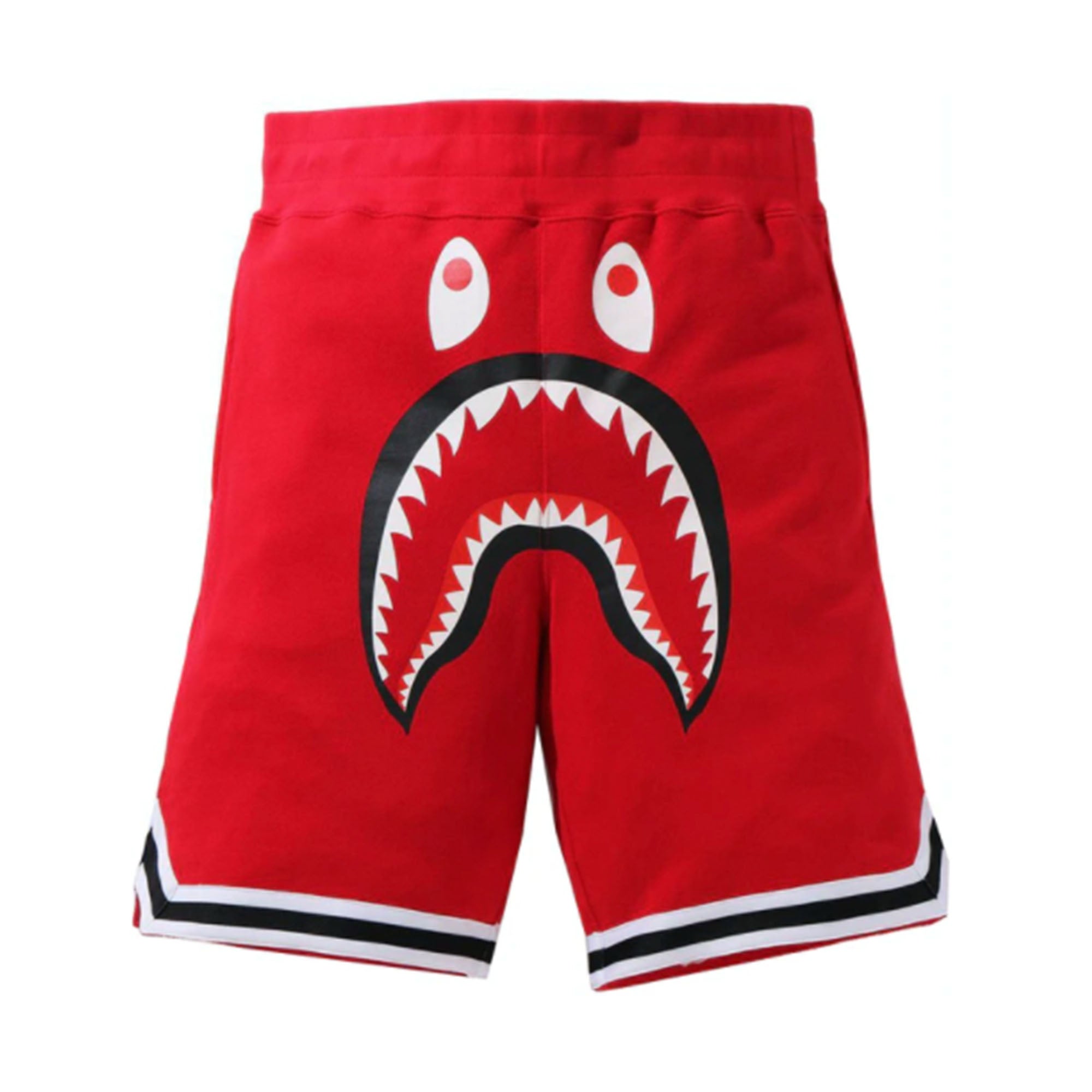 BAPE Shark Basketball Sweatshort Red-PLUS