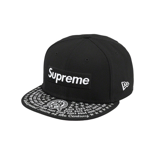 Supreme Undisputed Box Logo New Era Fitted Hat Black | PLUS