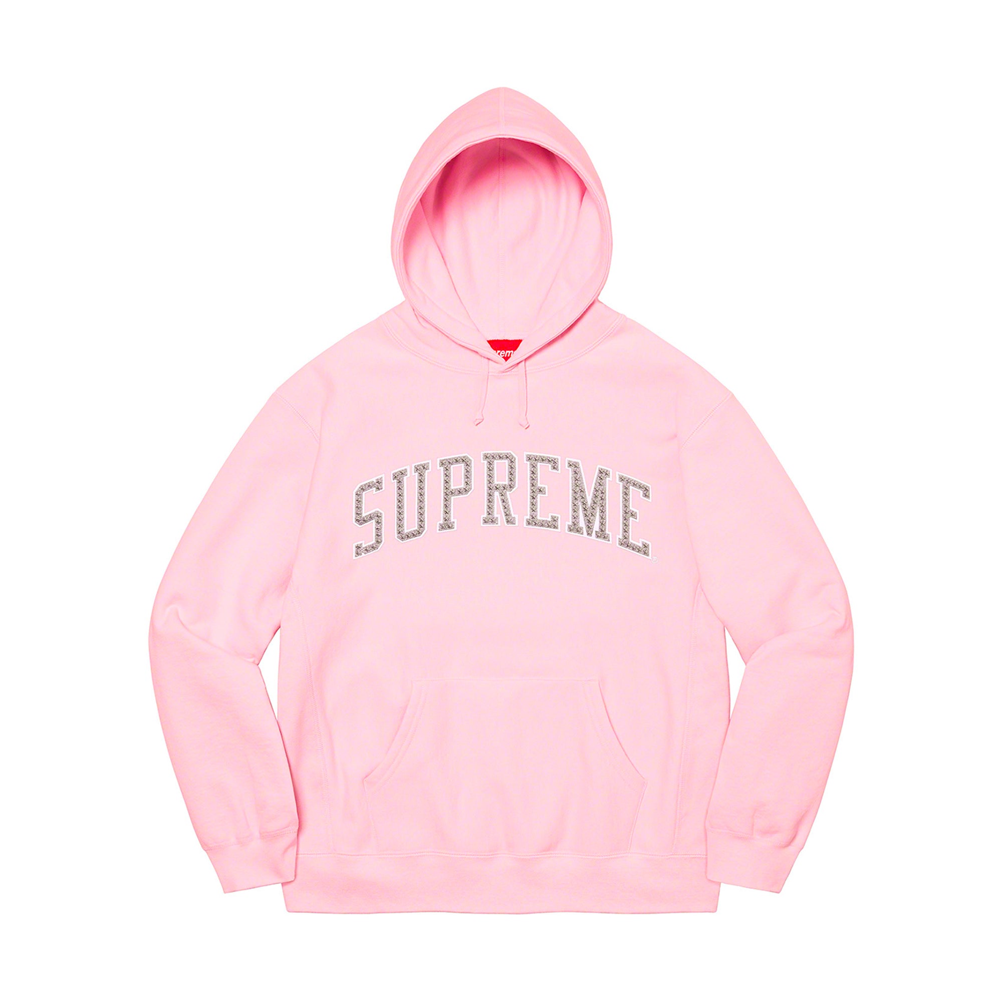Supreme Stars Arc Hooded Sweatshirt Light Pink-PLUS