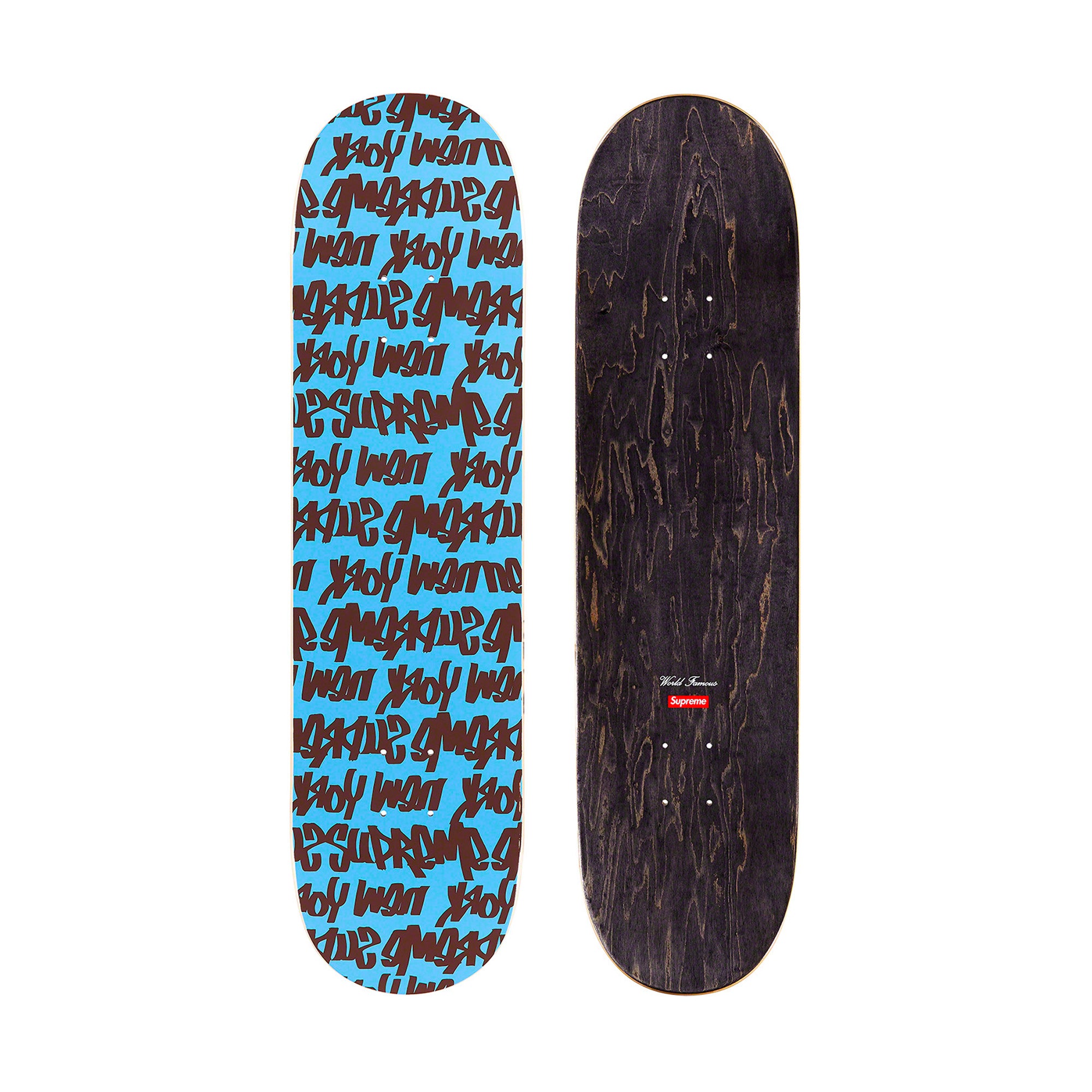 Supreme Fat Tip Skateboard Deck Light Blue-PLUS