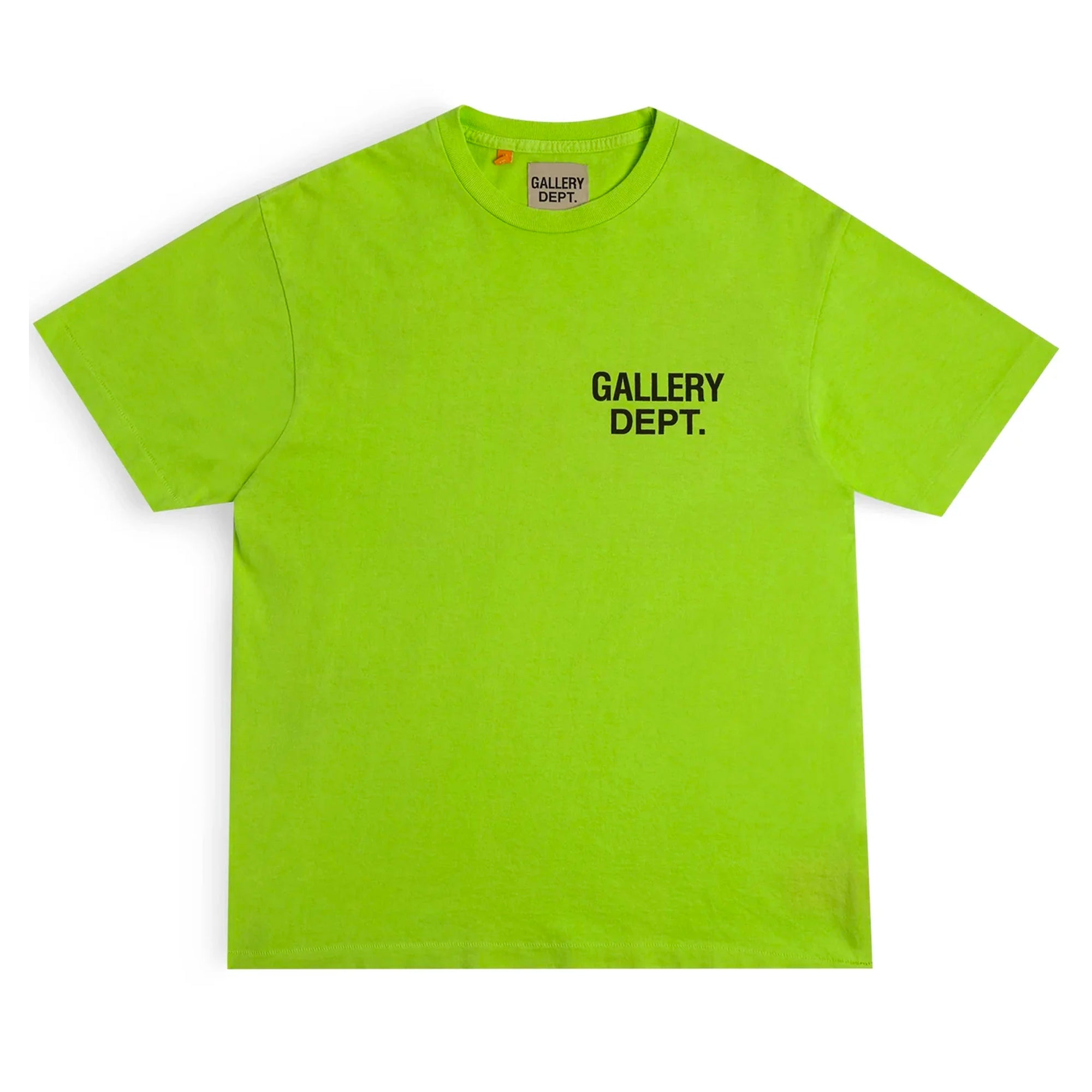 Gallery Dept. Souvenir Tee Lime Green-PLUS