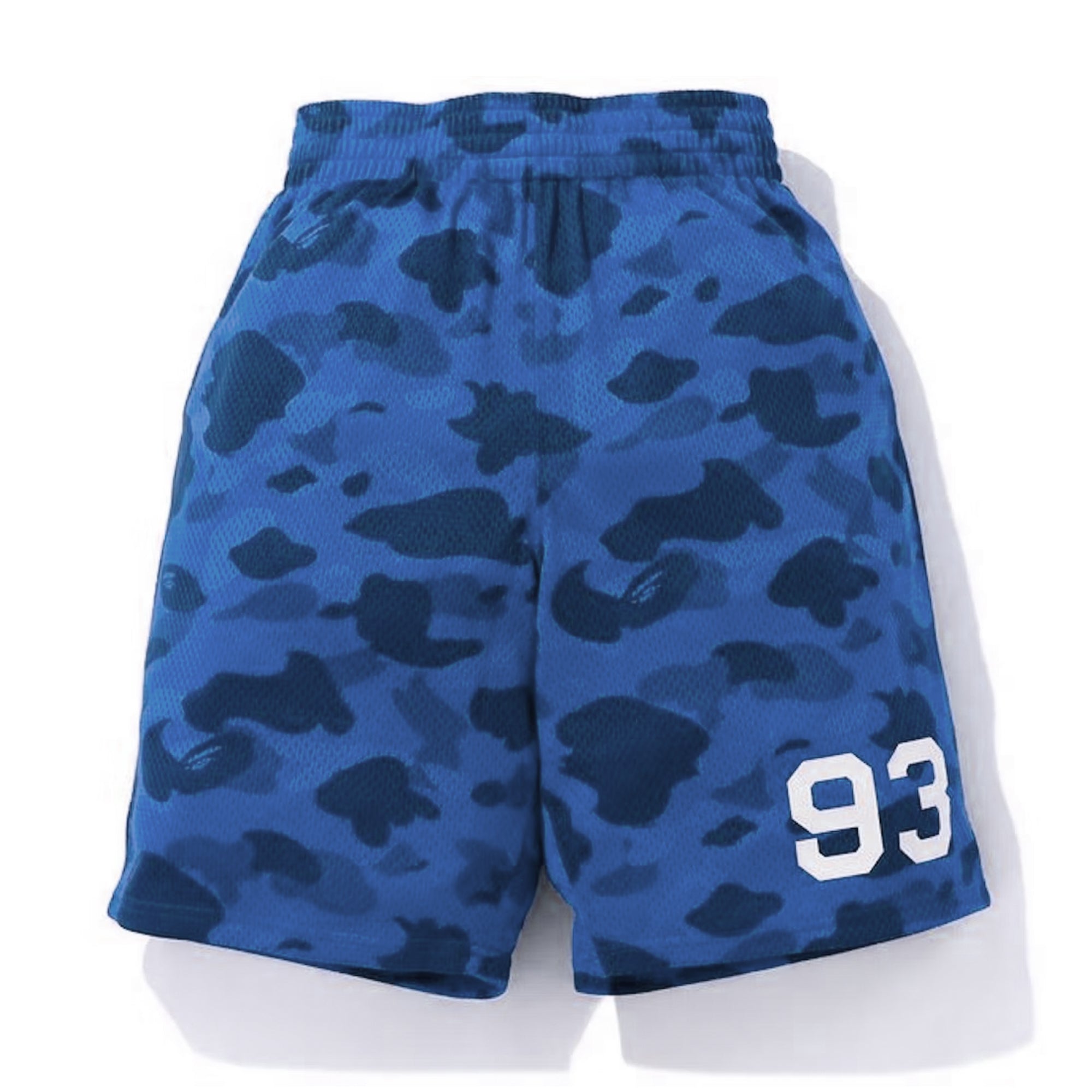 Bape Color Camo Mesh Basketball Shorts Blue (FW20)-PLUS