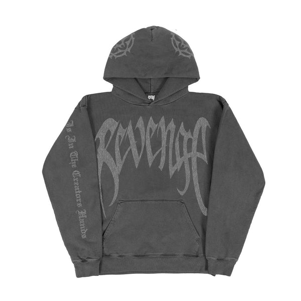 Black on clearance black revenge hoodie