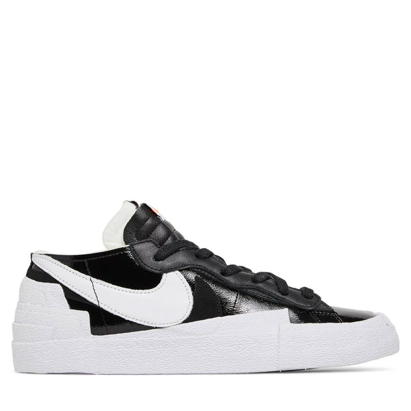 Nike Blazer Low Sacai Black Patent Leather | PLUS