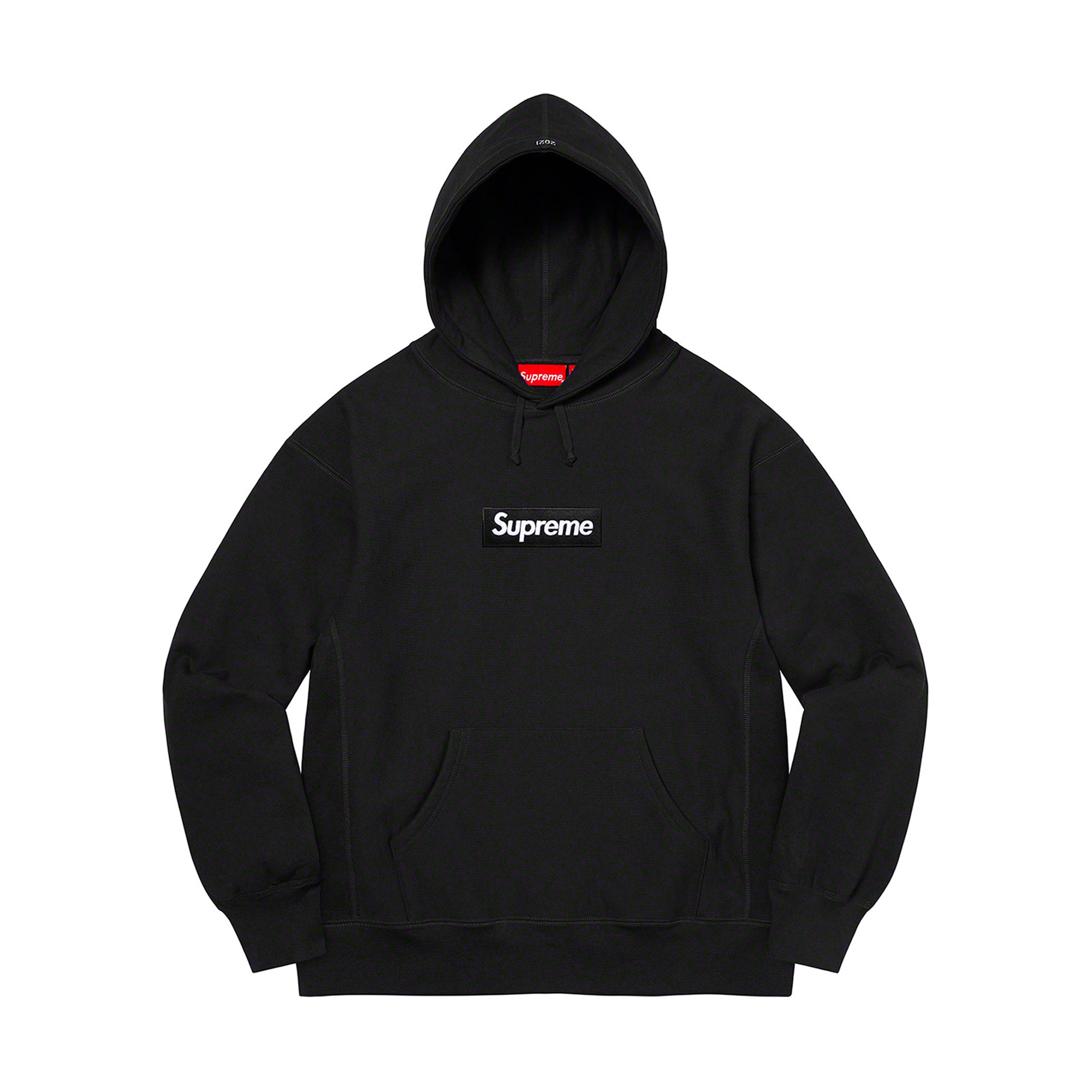 Supreme Box Logo Hooded Sweatshirt (FW21) Black-PLUS
