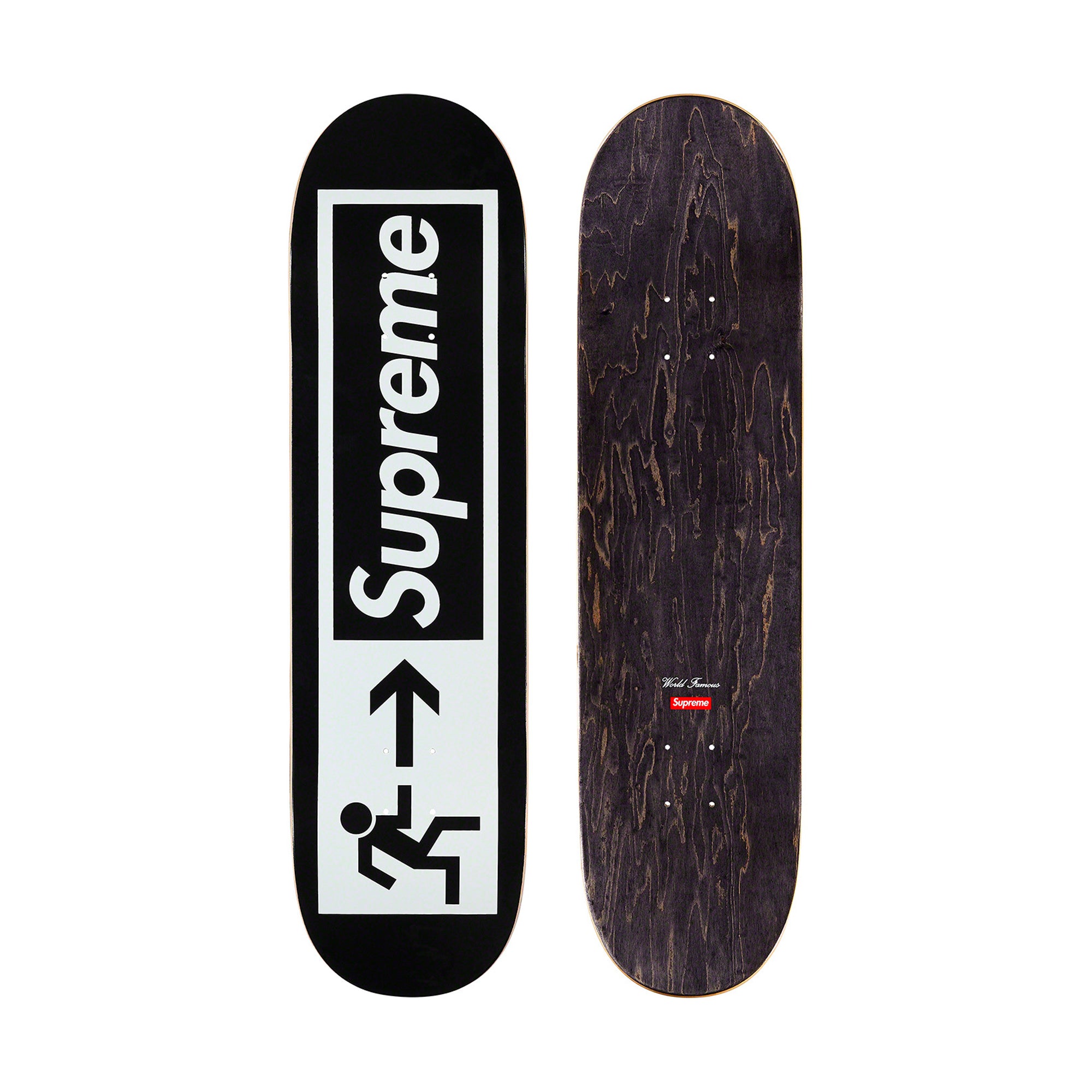 Supreme Exit Skateboard Deck Black