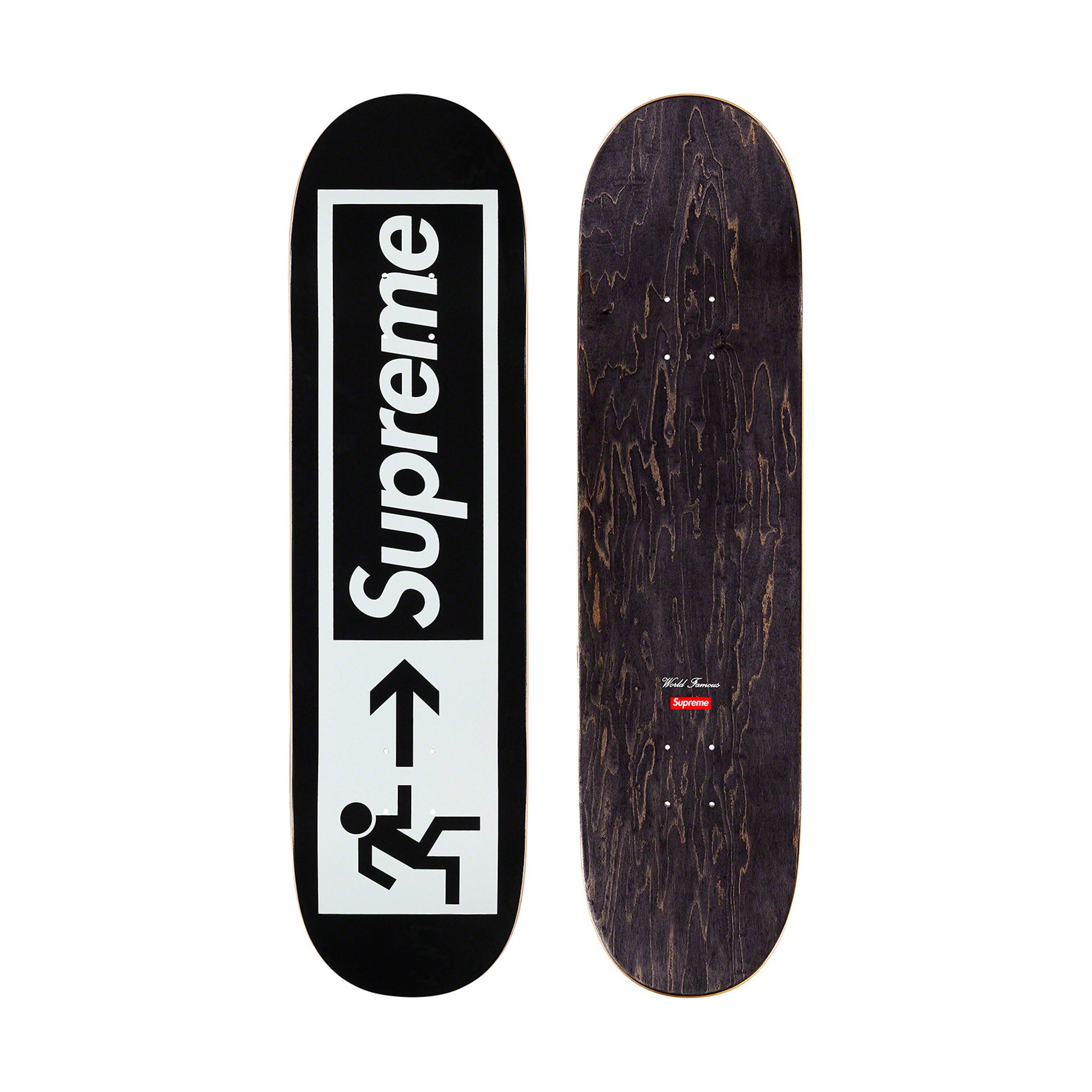 Supreme Exit Skateboard Deck Black-PLUS