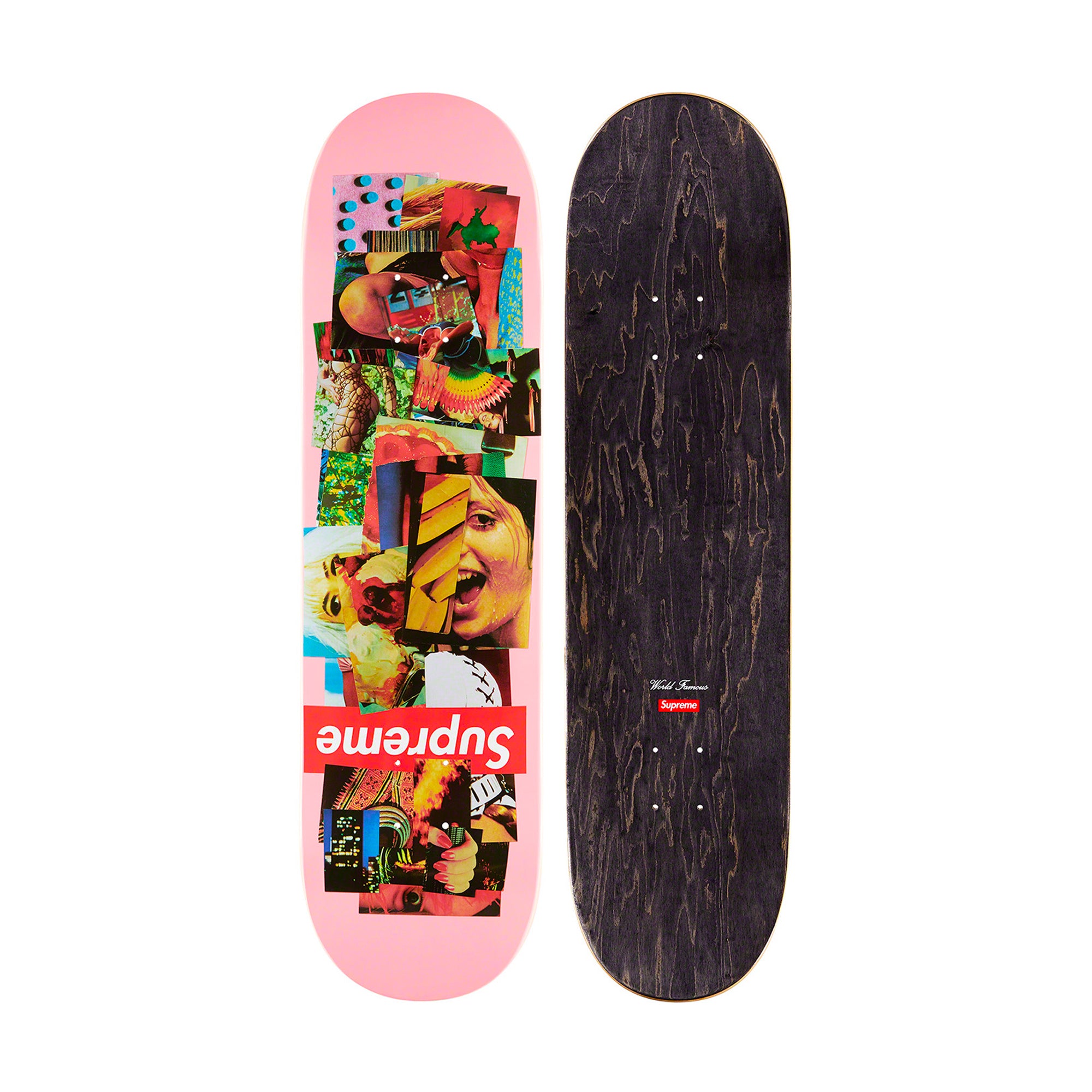 Supreme Stack Skateboard Deck Pink-PLUS