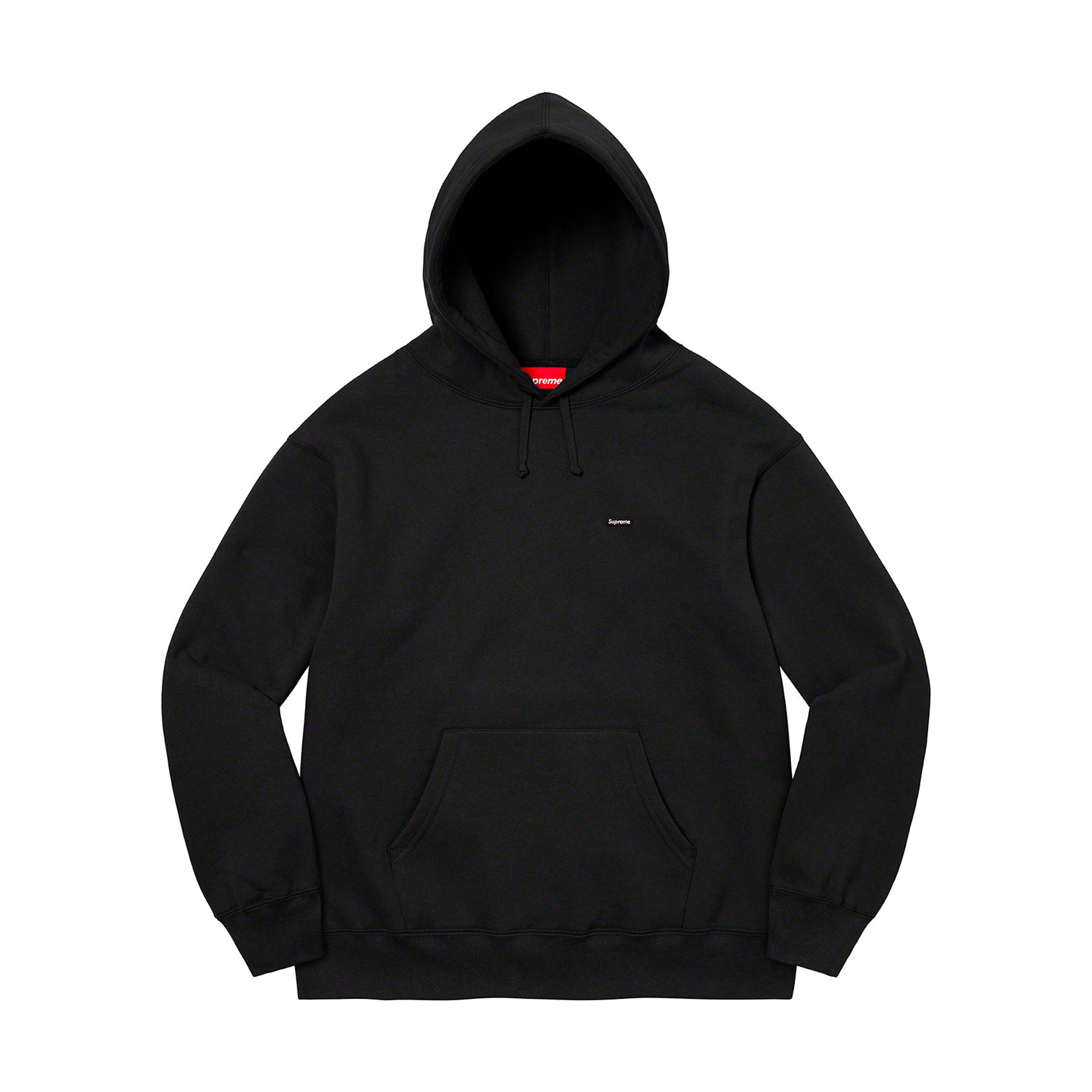 Supreme Small Box Hooded Sweatshirt Black-PLUS