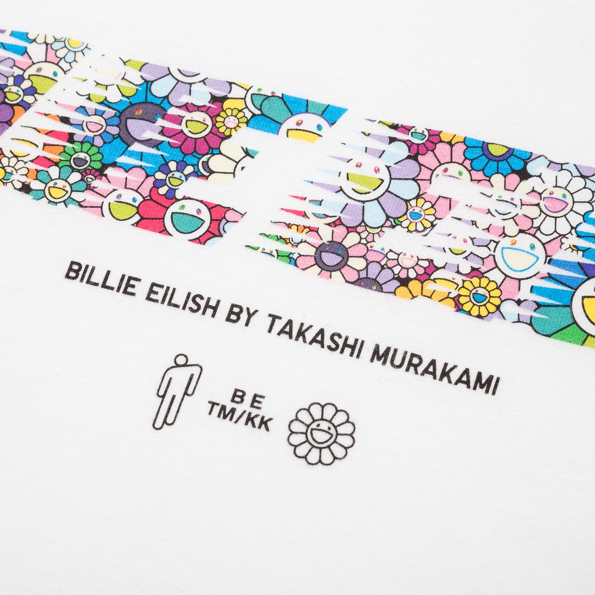 Takashi Murakami x BILLIE EILISH Logo Tee White-PLUS