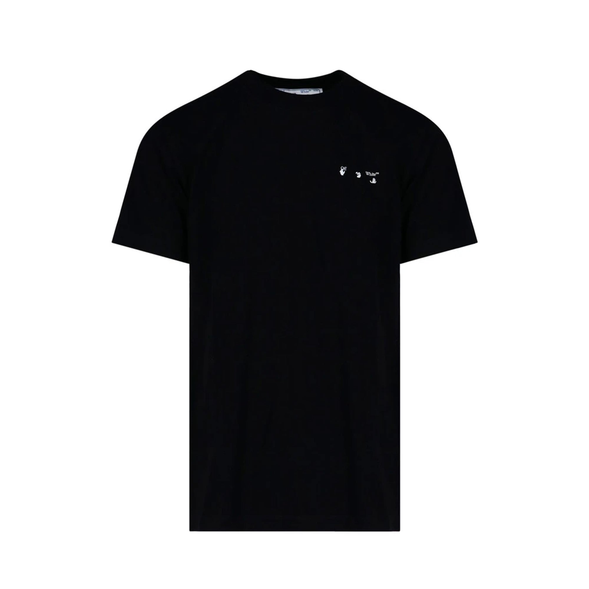 Off-White Logo S/S Slim T-Shirt Black-PLUS
