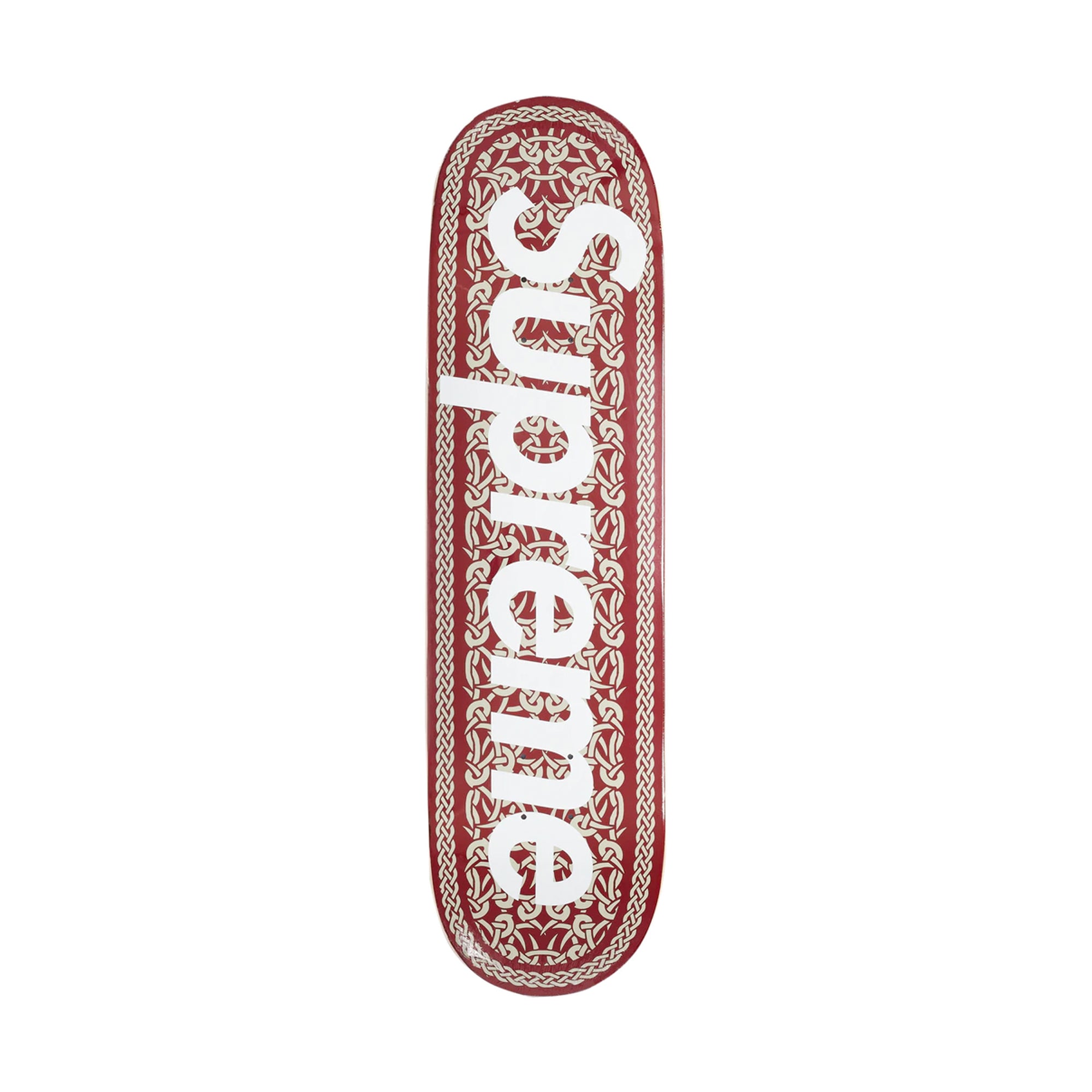 Supreme Celtic Knot Skateboard Deck Red-PLUS