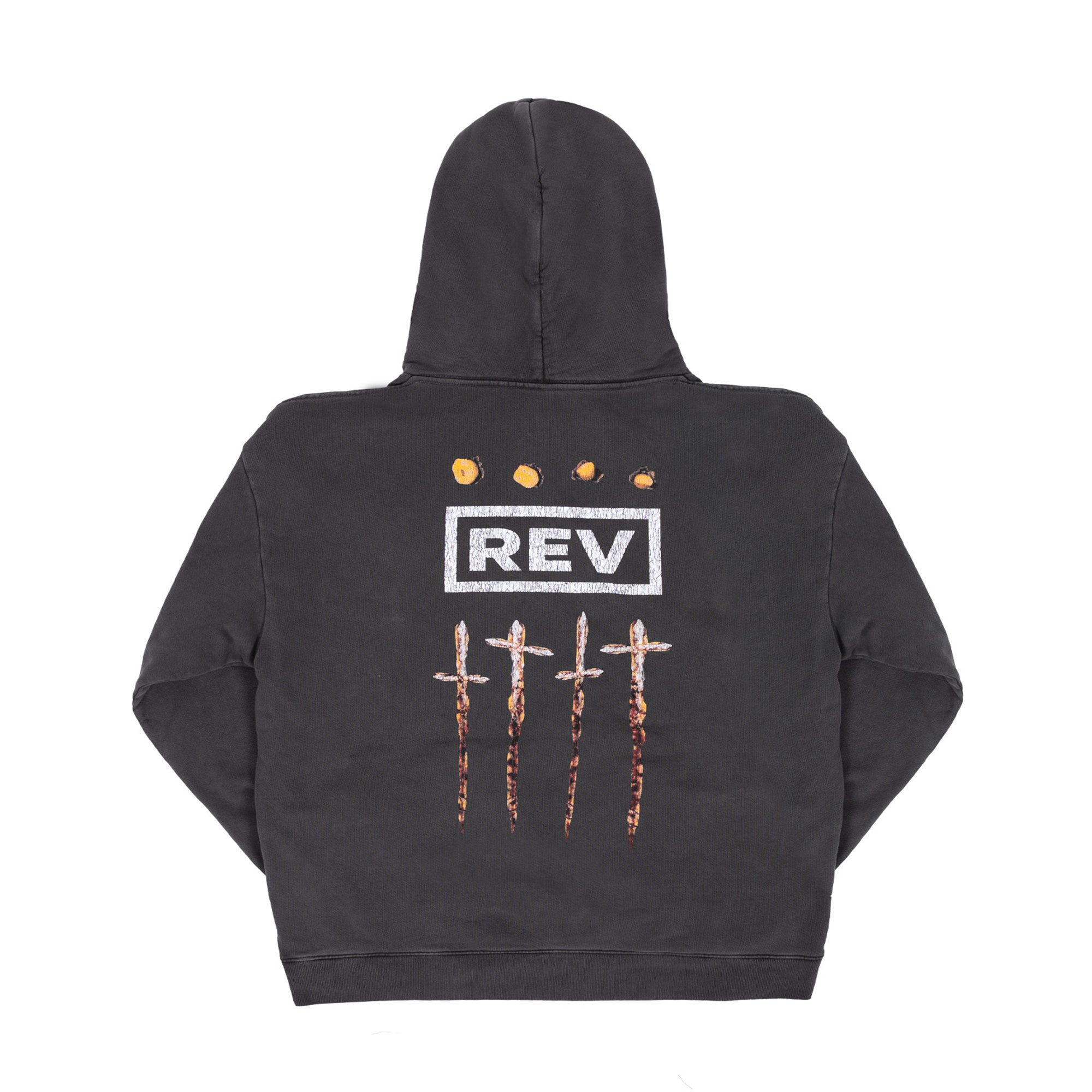 Revenge Closer To God Hoodie Washed Black - Main Image