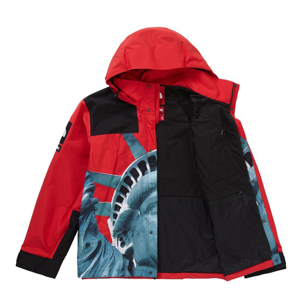 Supreme The North Face Statue of Liberty Mountain Jacket Red-PLUS