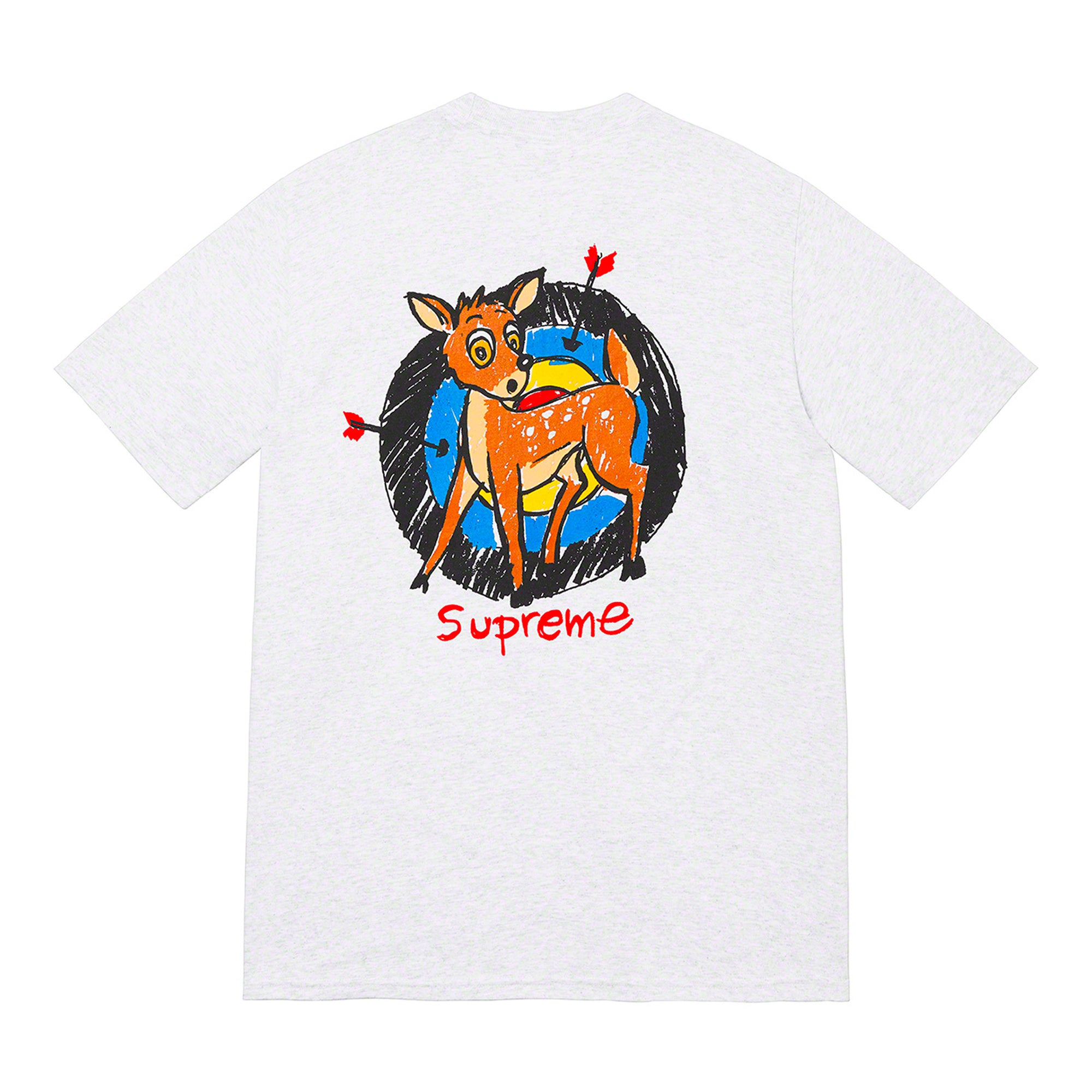 Supreme Deer Tee Ash Grey-PLUS