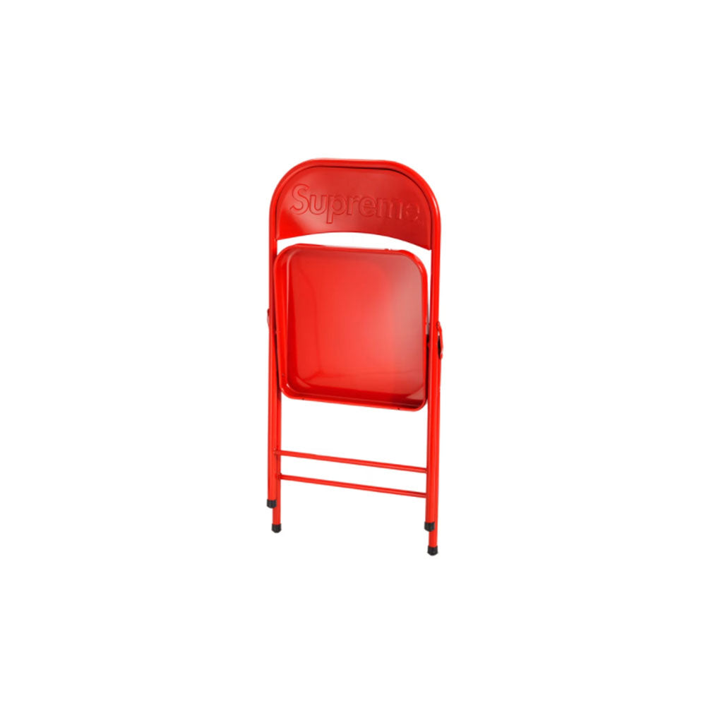 Supreme Metal Folding Chair Red-PLUS
