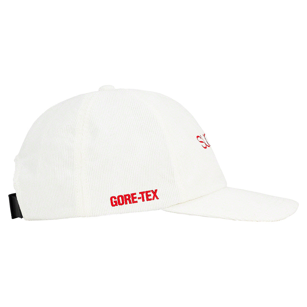 Supreme GORE-TEX Corduroy Classic Logo 6-Panel White-PLUS