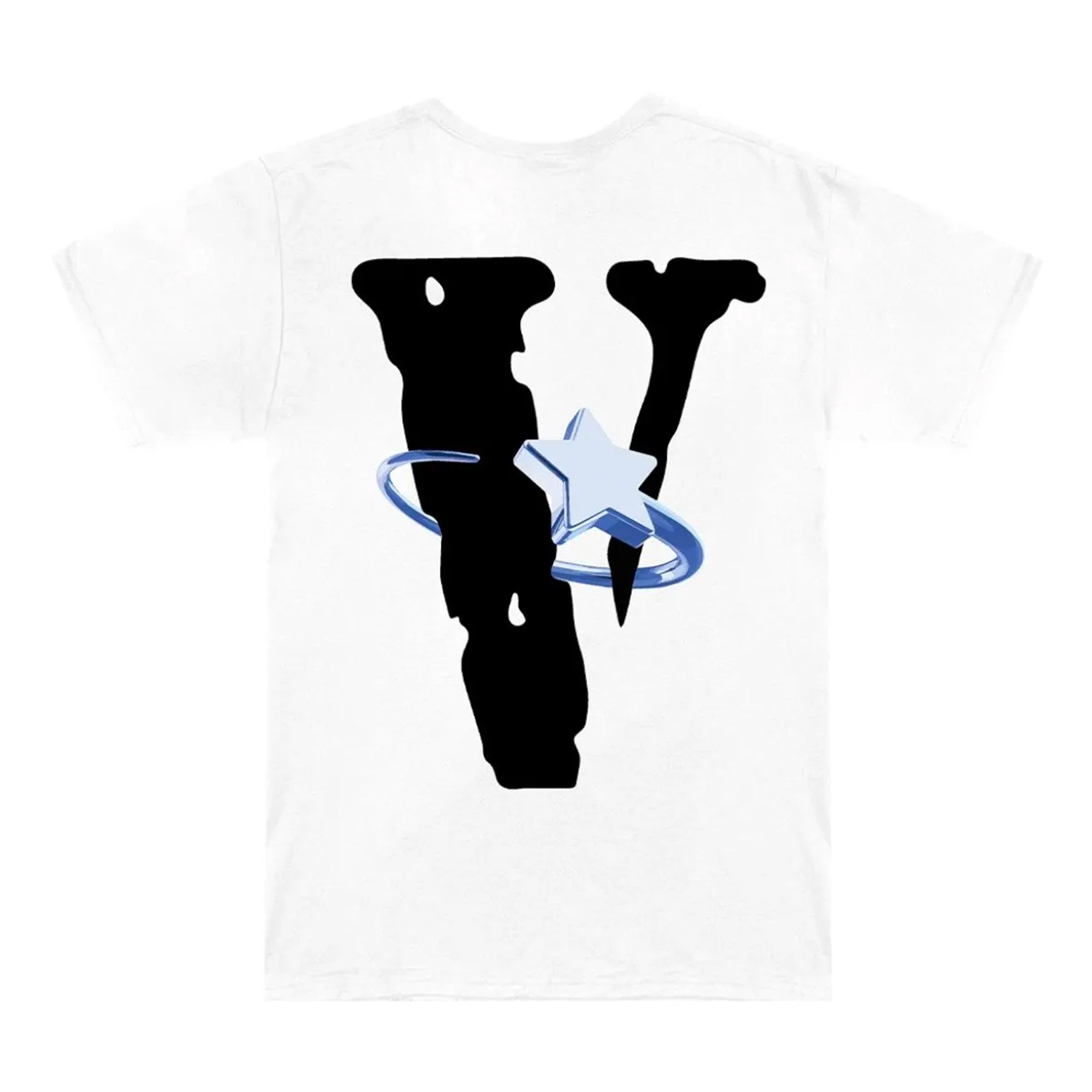 Pop Smoke x Vlone Halo T-Shirt White-PLUS