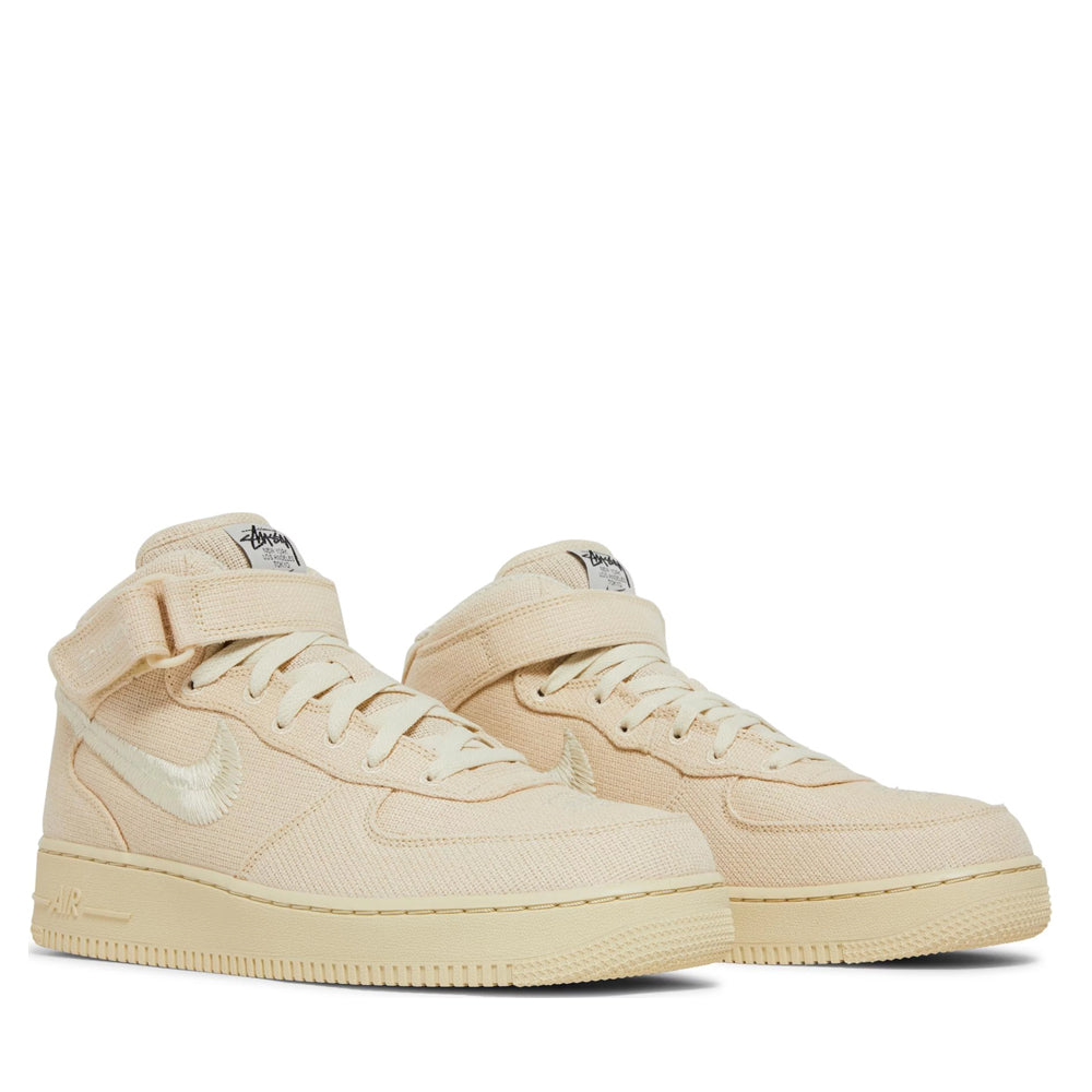 Nike Air Force 1 Mid Stussy Fossil-PLUS