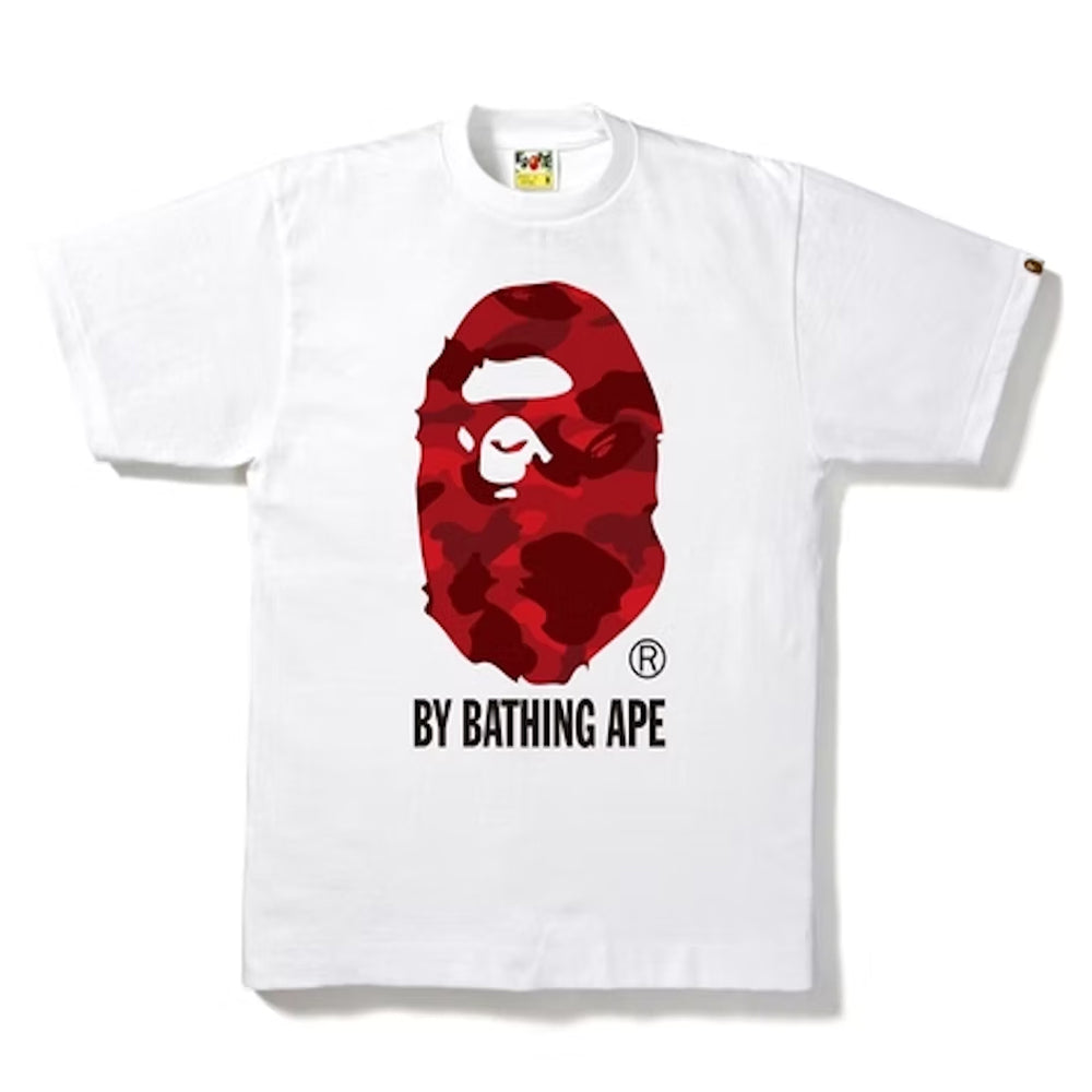 Bape Color Camo By Bathing Ape Tee White/Red-PLUS