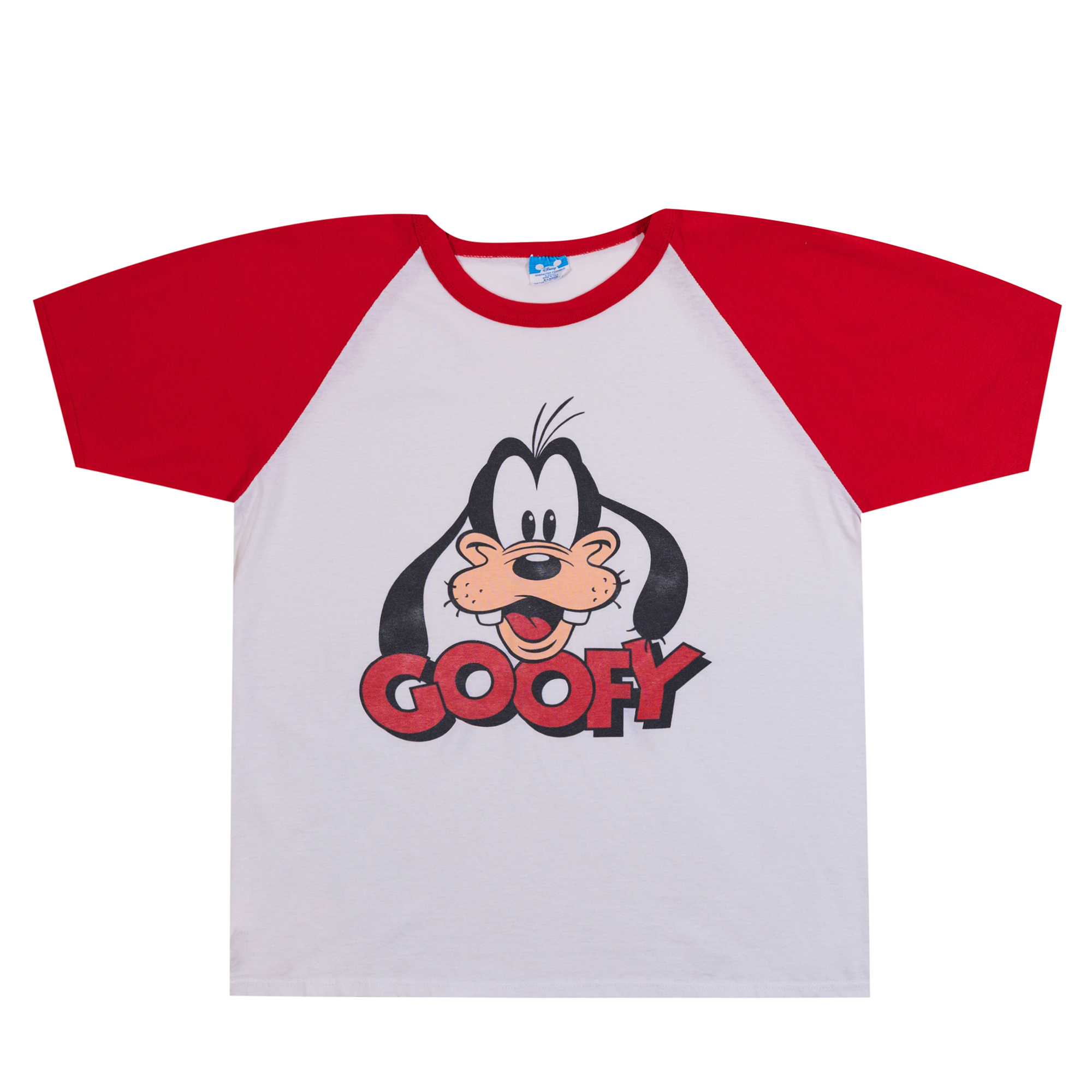 Disney Character Fashions "Goofy" Raglan Tee White-PLUS