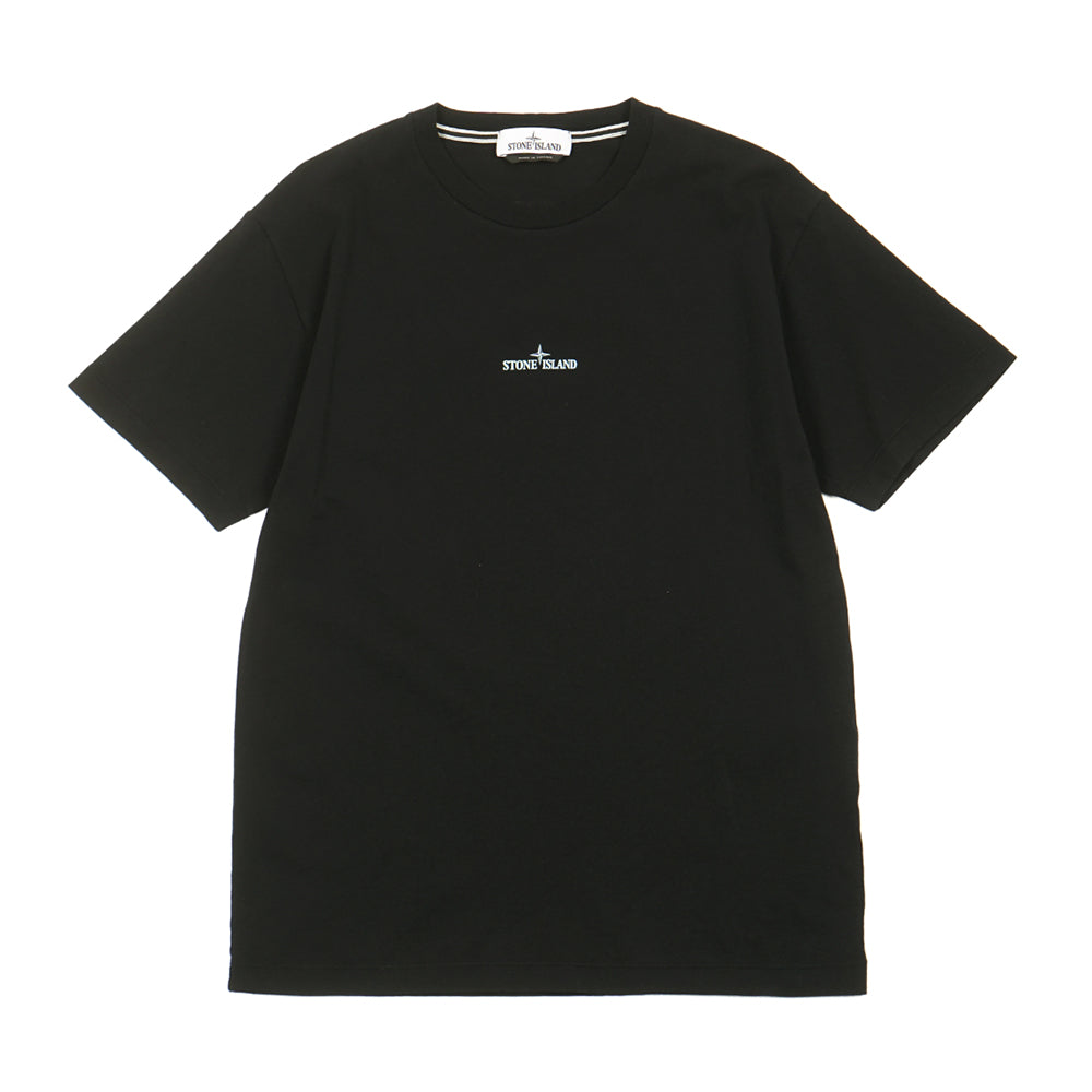 Stone Island Tricromia Three Print T-Shirt Black-PLUS