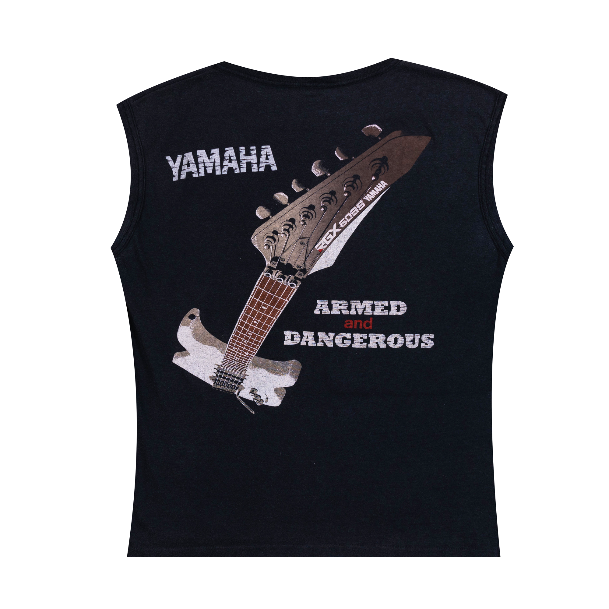 Yamaha Armed And Dangerous Sleeveless Tee Black-PLUS
