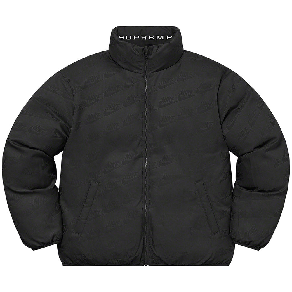 Supreme Nike Reversible Puffy Jacket Black-PLUS