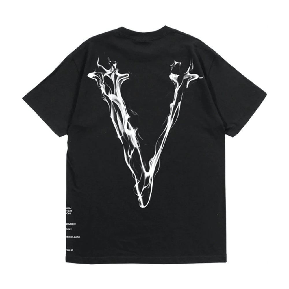 Pop Smoke x Vlone Faith T-Shirt Black-PLUS