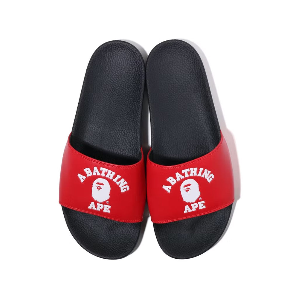 A Bathing Ape College Slide Red (2022)-PLUS