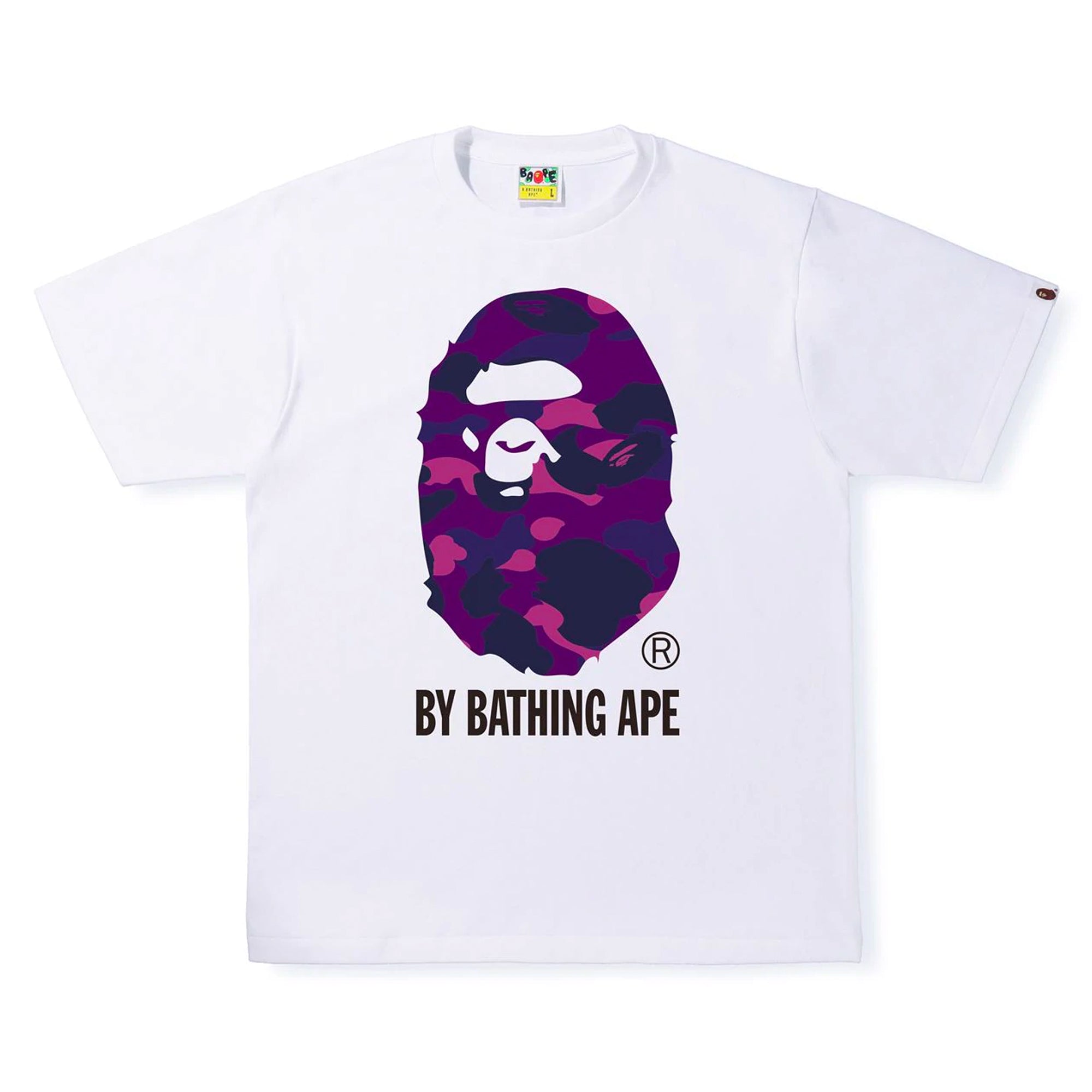 Bape Color Camo by Bathing Ape Tee White/Purple-PLUS