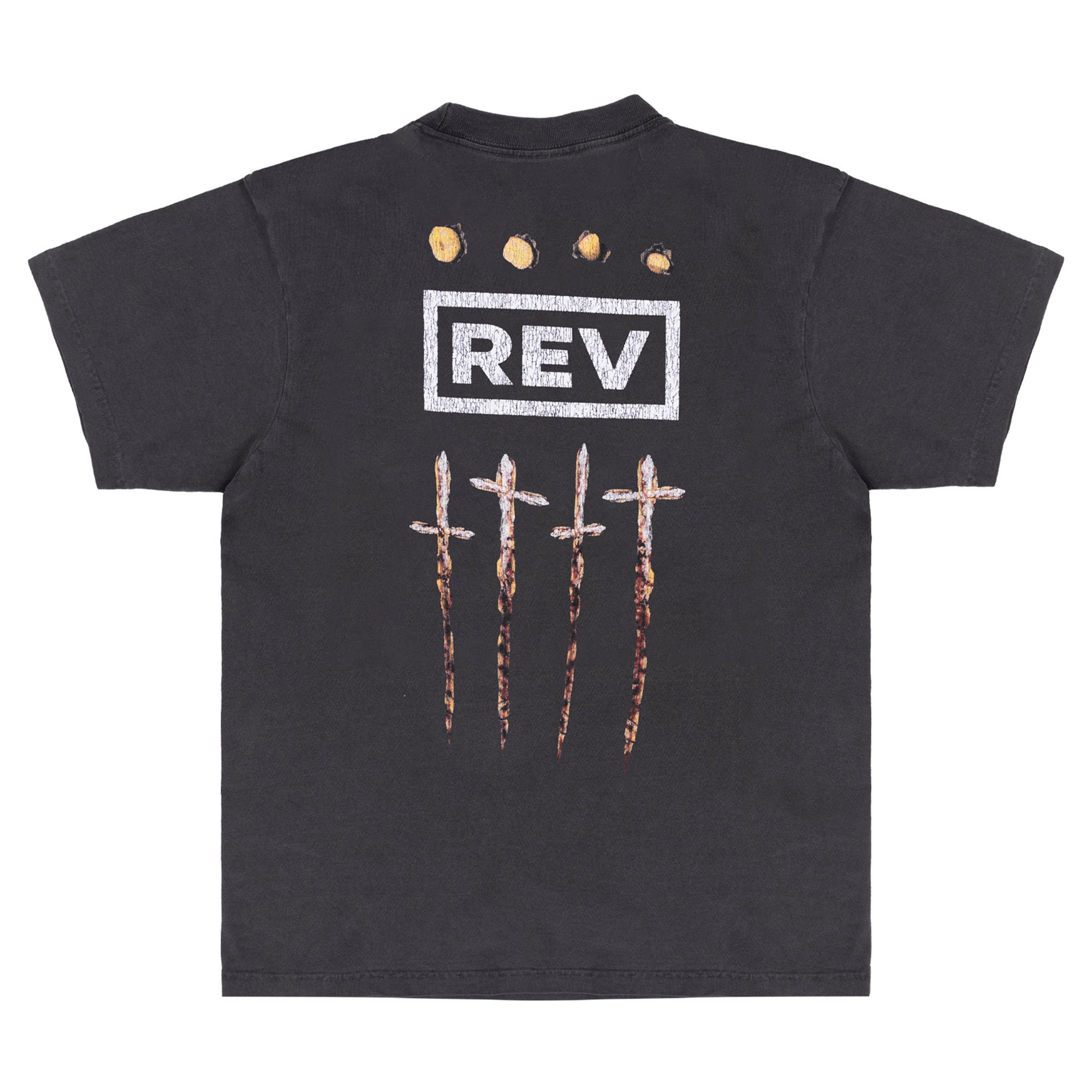Revenge Closer To God Tee Washed Black