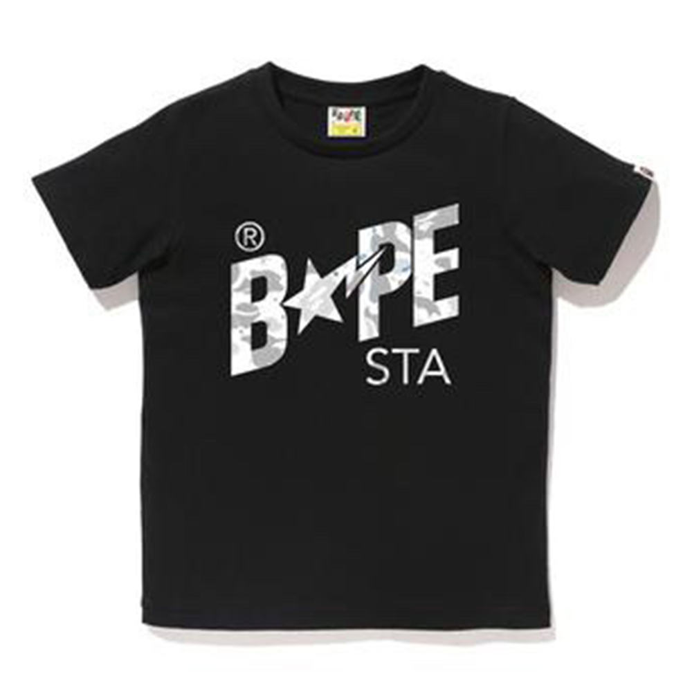 BAPE Space Camo STA Logo Tee (Ladies) Black-PLUS