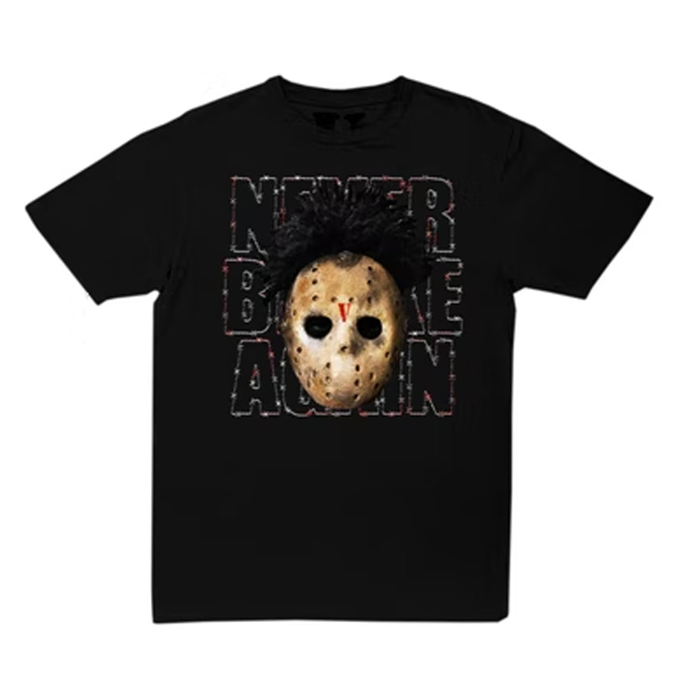 Vlone x Never Broke Again Haunted T-Shirt Black-PLUS